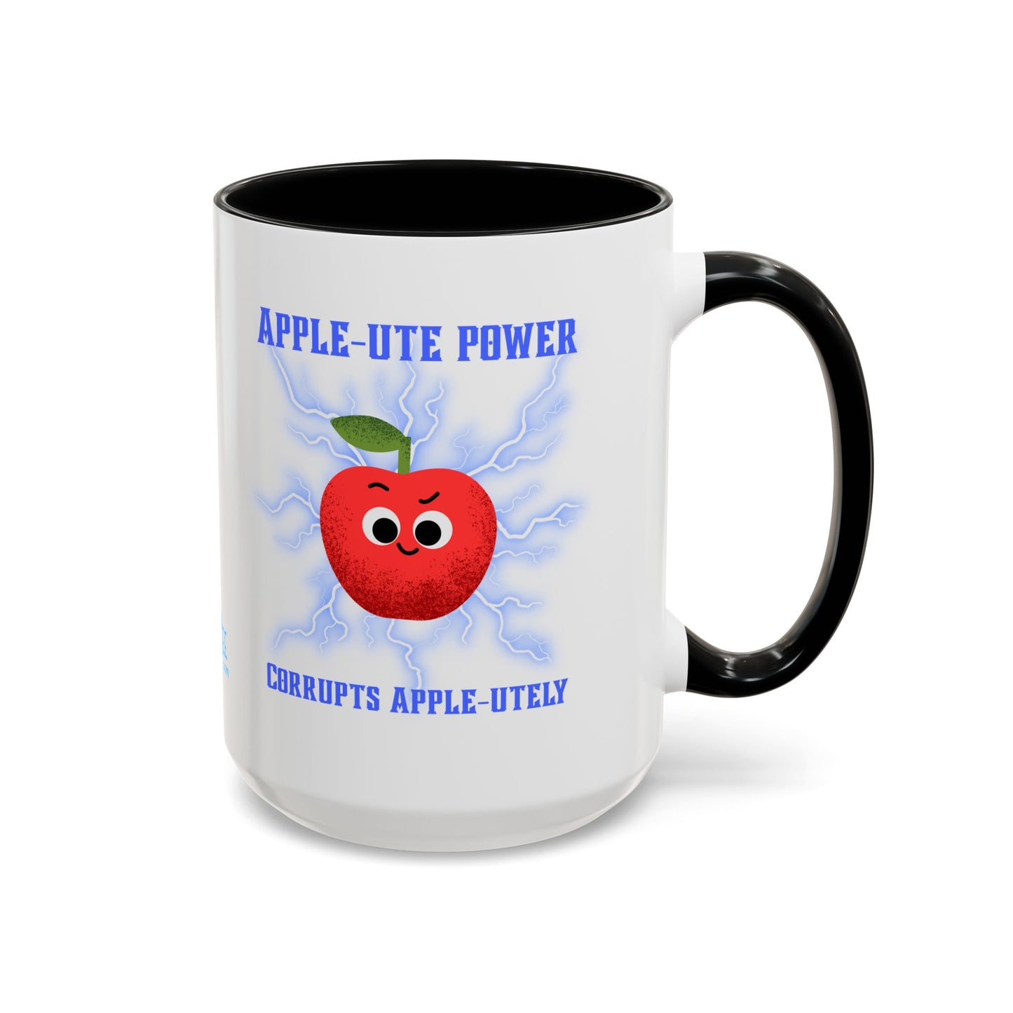 Whimsical Coffee Mug, Fun Apple-Themed Gift, Cute Kitchen Decor, Quirky Drinkware, Perfect for Teachers and Friends