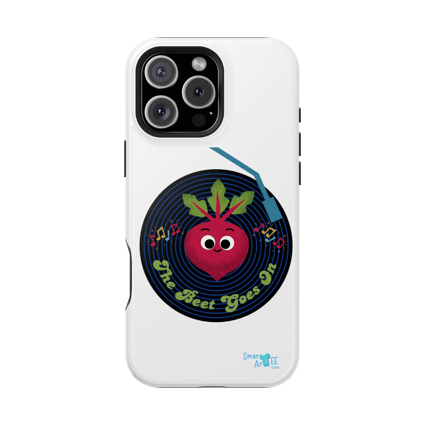 Fun Impact-Resistant Phone Cases - Unique Phone Accessories, Beet Pun Themed, Holiday Present