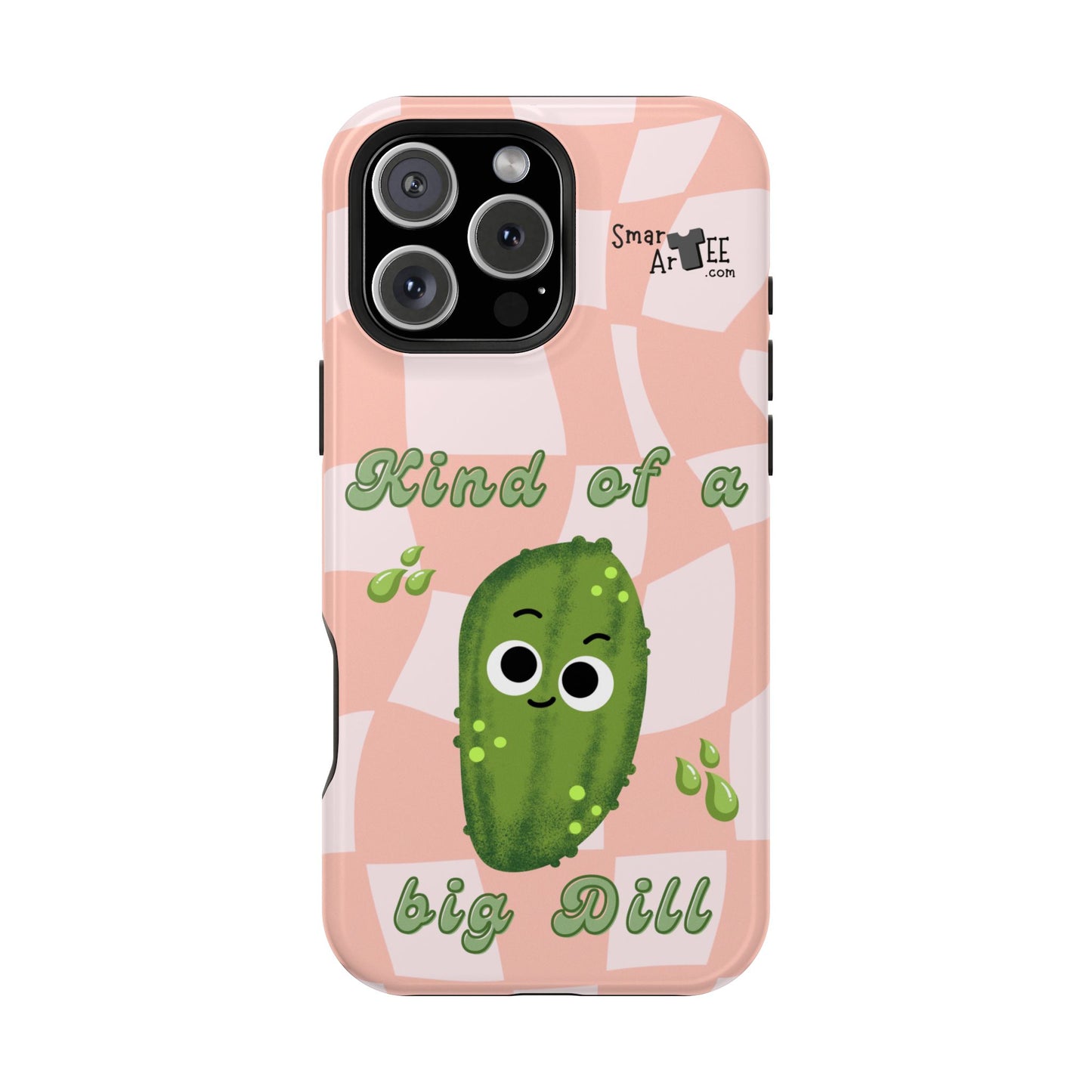 Cute Cucumber Phone Case, Funny Phone Case, Gift for Vegetable Lovers, Quirky Mobile Accessories, Summer Vibes, Kind of a Big Dill