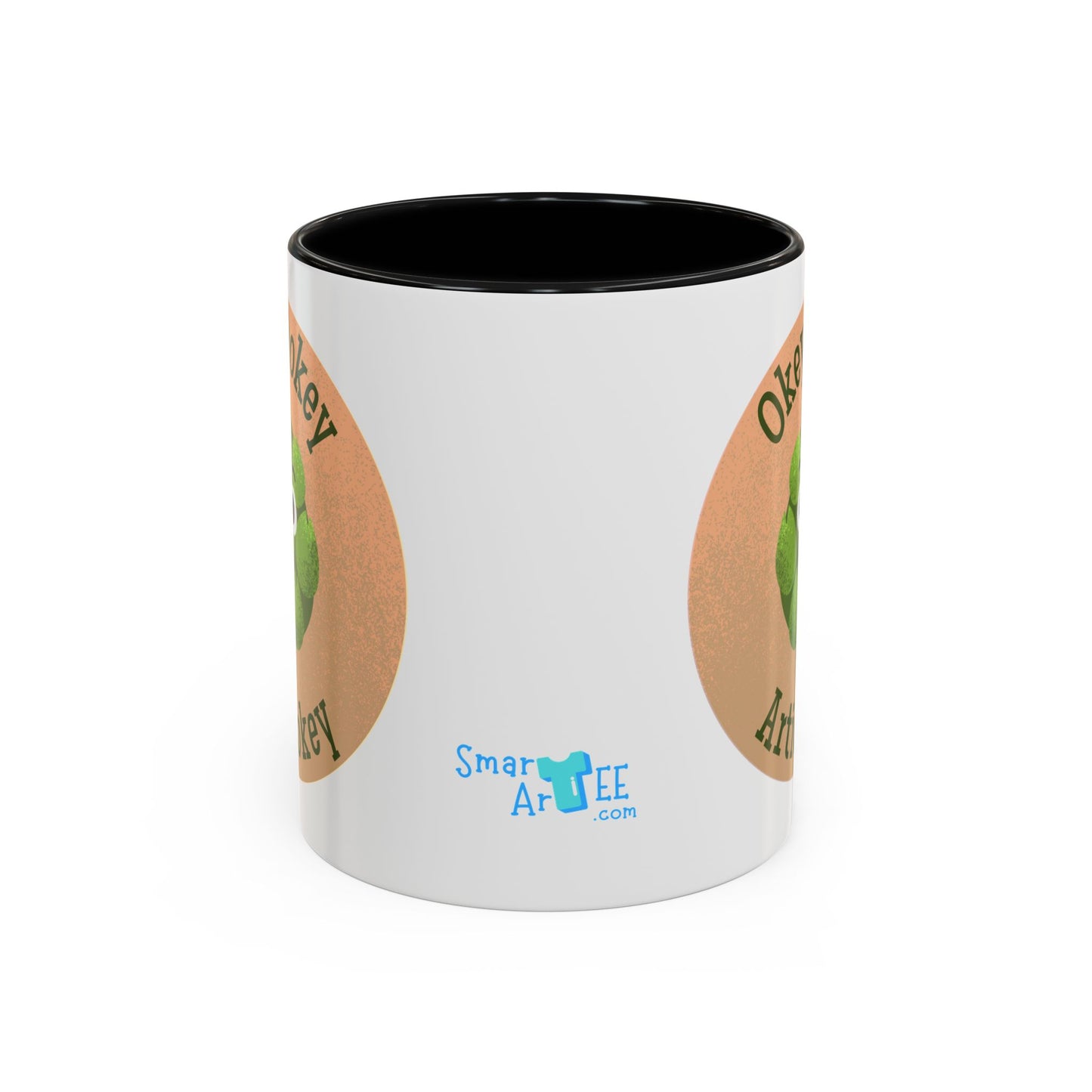 Whimsical Artichoke Coffee Mug, Punny Kitchen Gift, Cute Plant Lover Mug, Unique Coffee Cup, Funny Gift for Him/Her