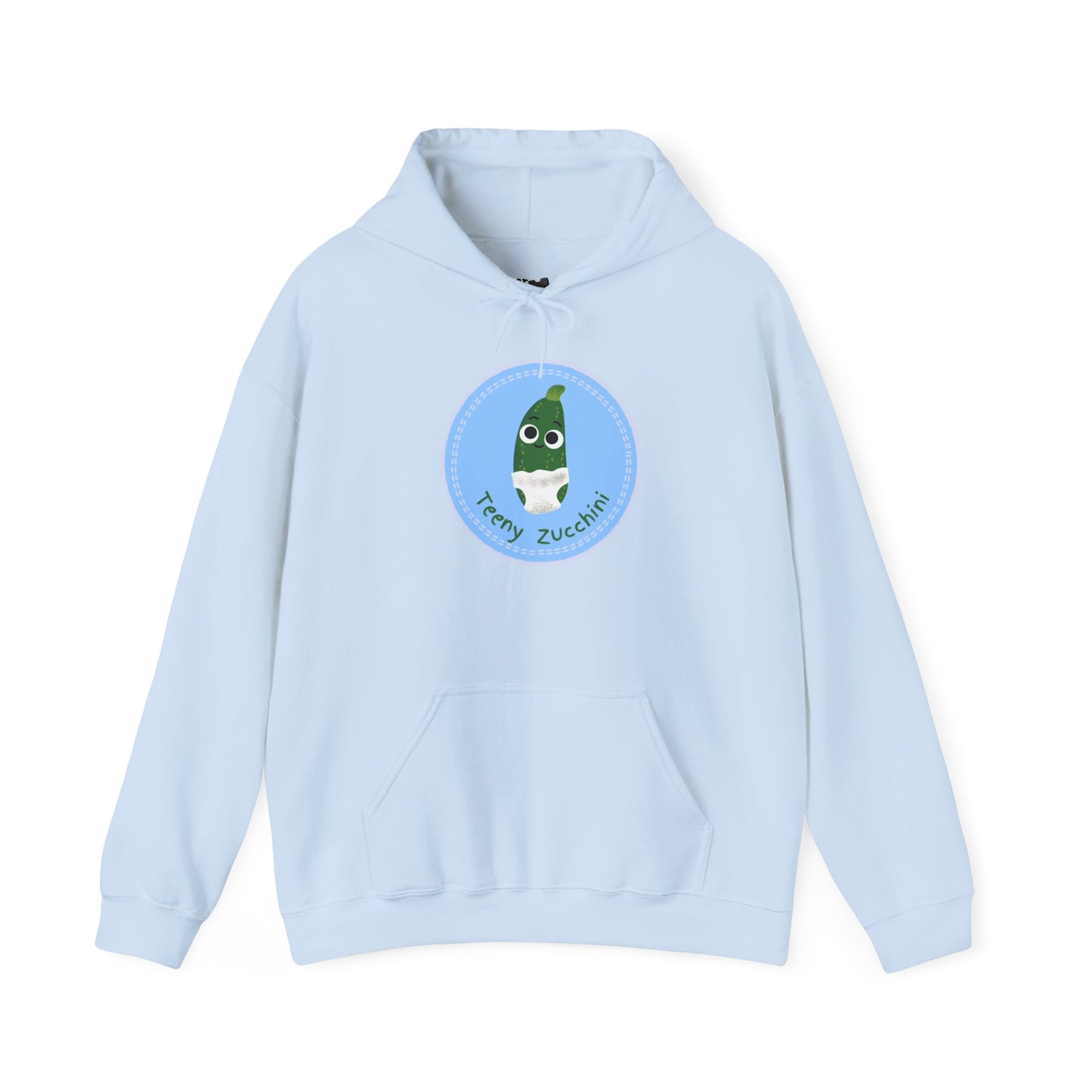 Funny Zucchini Hoodie, Cute Unisex Pullover, Vegetable Humor Apparel, Perfect Gift for Foodies, Fall Fashion Hoodie