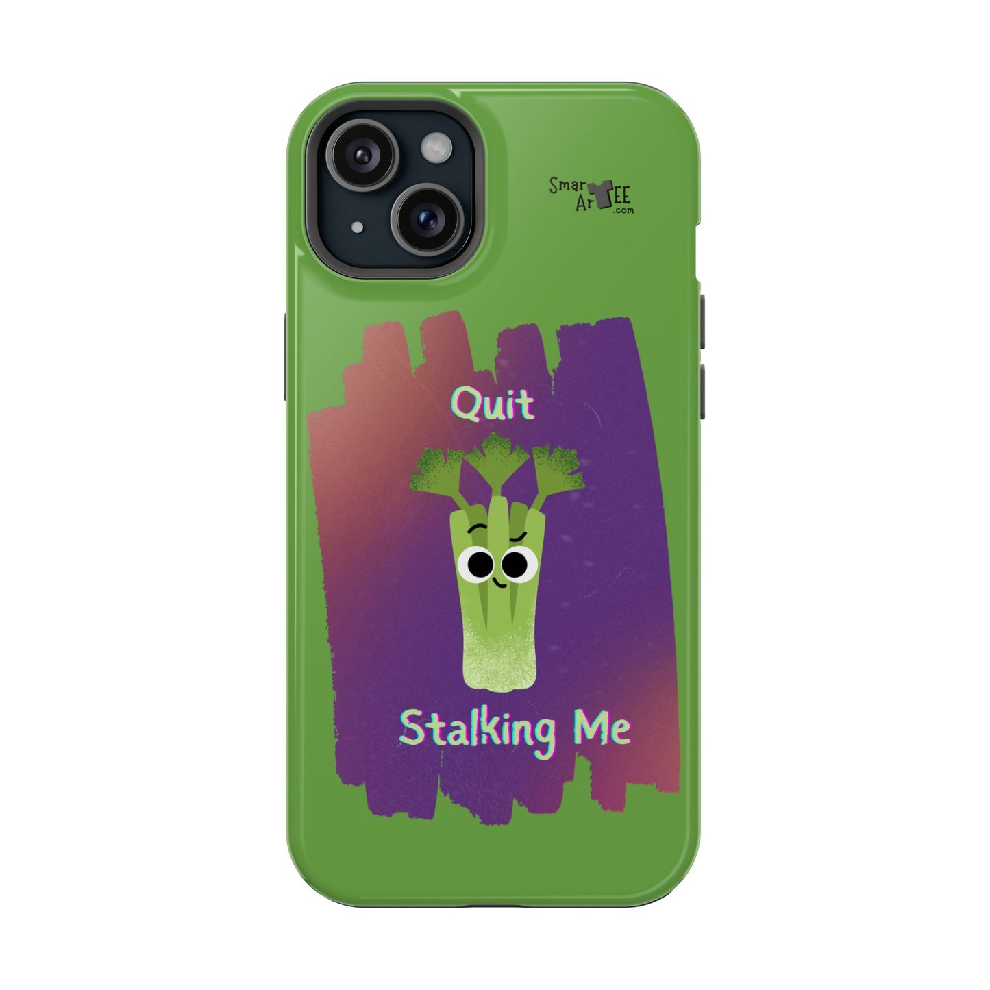 Cute Celery Pun Phone Case, Quirky Impact-Resistant Cell Phone Cover, Gift for Veggie Lovers, Fun Accessories for Friends