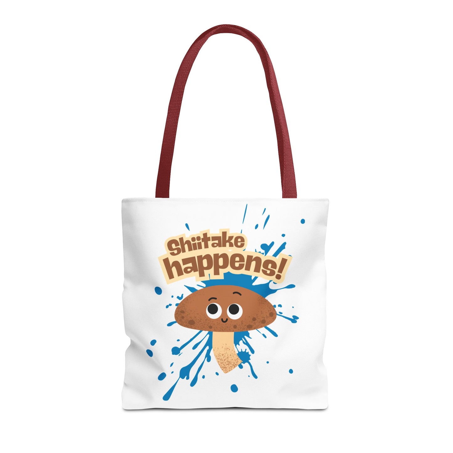 Funny Shiitake Mushroom Tote Bag, Humorous Eco-Friendly Shopping Bag, Perfect Gift for Fun-Lovers, Mushroom Lover Gift, Quirky Reusable Tote