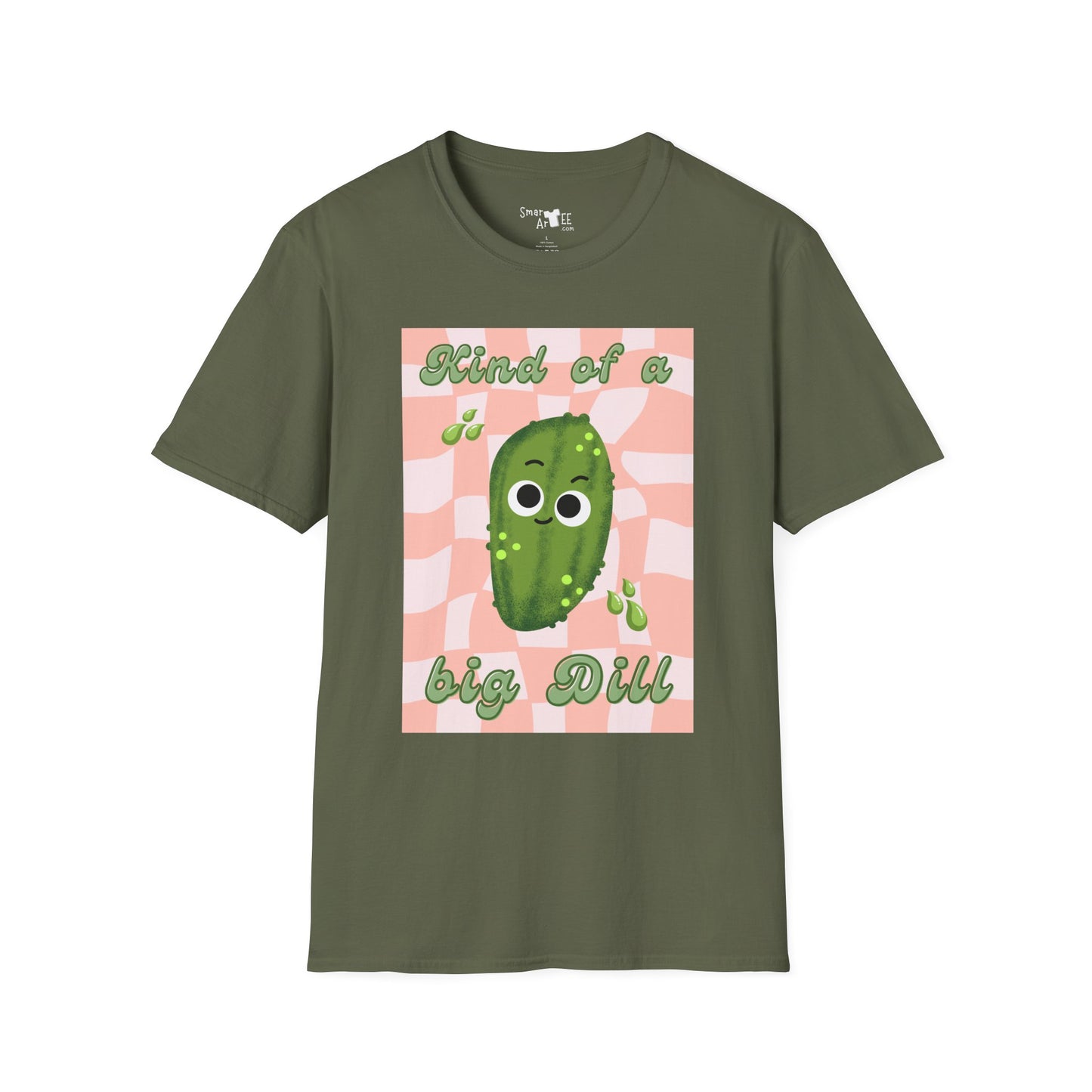 Cute Pickle Humor T-Shirt, Unisex Softstyle Tee, Funny Gift for Dill Pickle Lovers, Trendy Casual Wear, Unique Gift for Birthdays