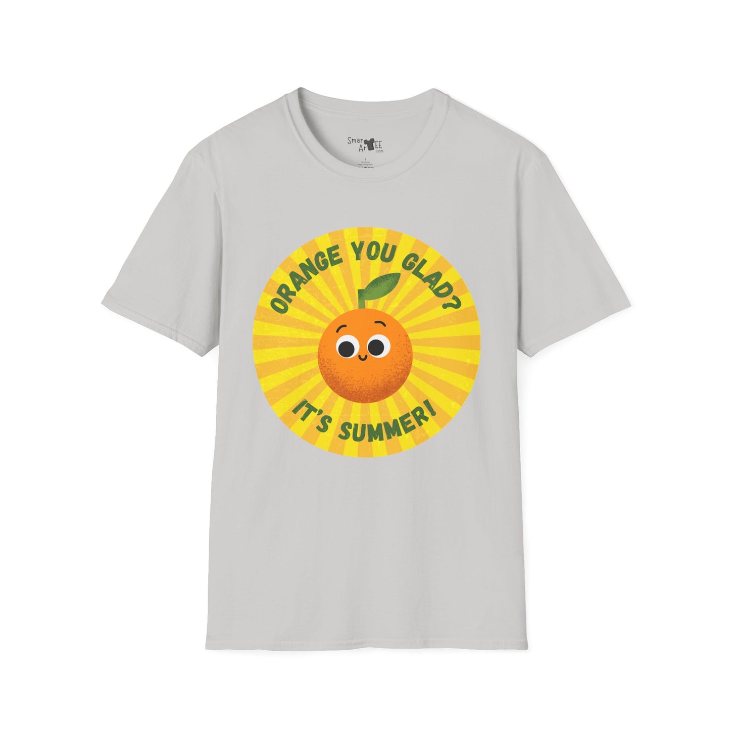 Summer Vibes T-Shirt - Fun Orange You Glad Design, Casual Tee, Gift for Kids, Family Gatherings, Seasonal Wear, Summer Celebrations
