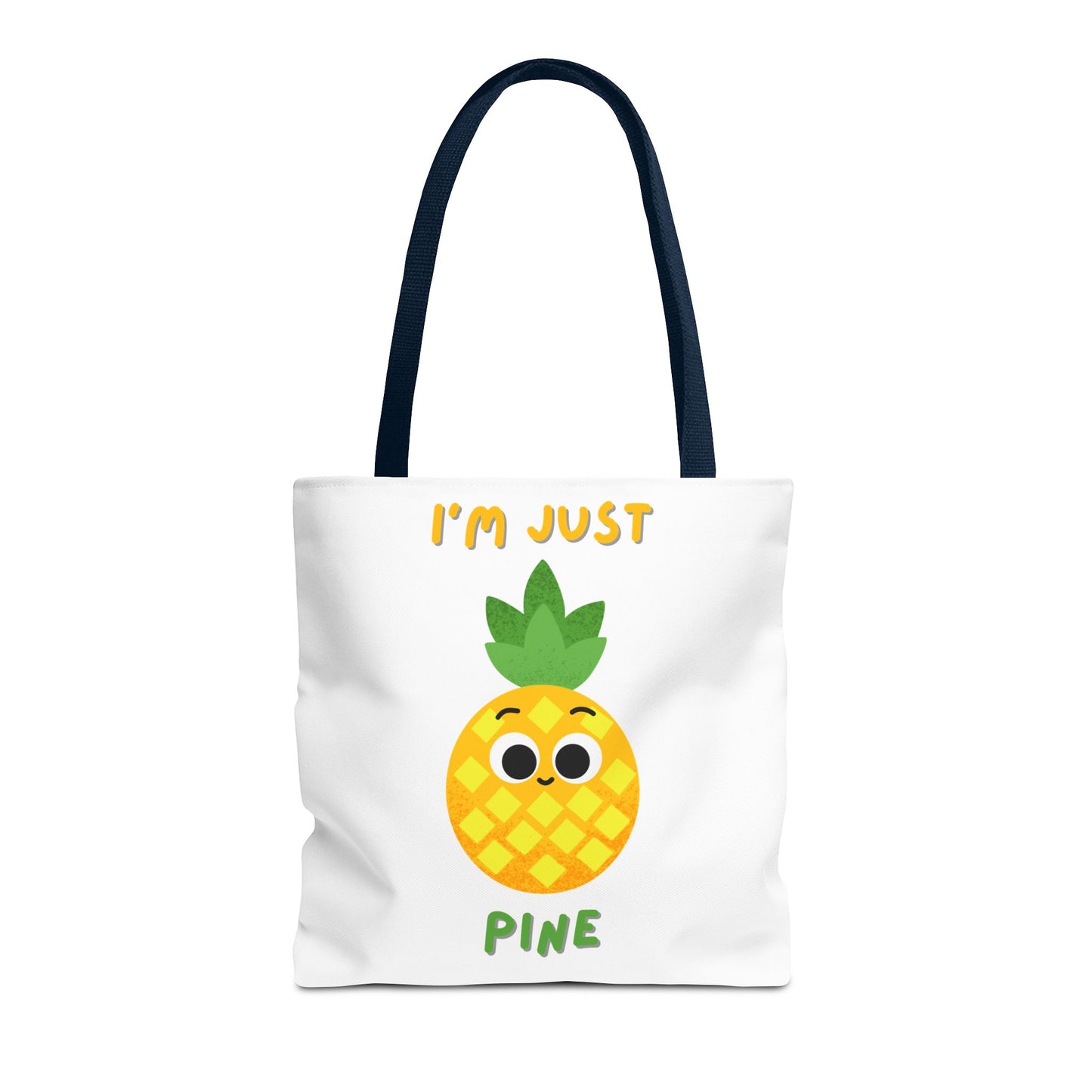Cute Pineapple Tote Bag, Fun Shopper Bag, Beach Bag, Eco-Friendly Tote, Gift for Fruit Lovers, Summer Accessory
