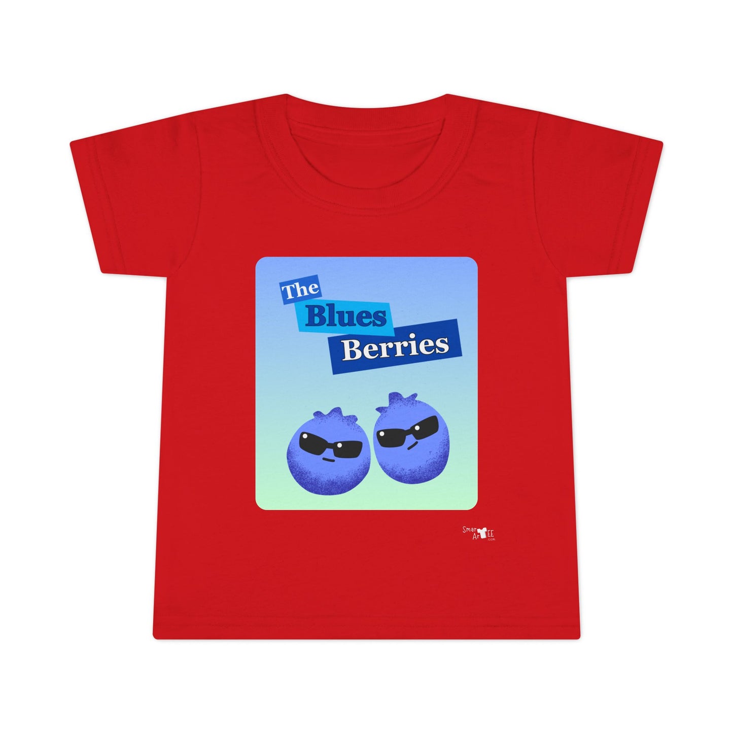 Cool Blues Berries Toddler Shirt, Funky Kids Tee, Cute Graphic Shirt, Fun Birthday Gift, Summer Outfit for Kids
