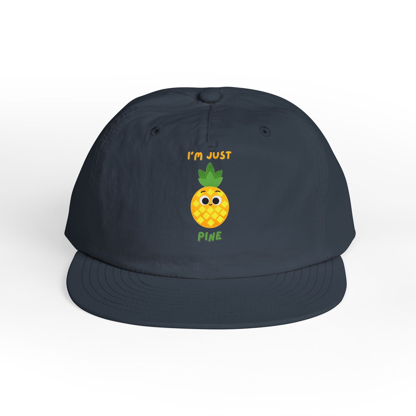 Pineapple Pun Surf Cap - Fun Beachwear, Summer Accessory, Vacation Hat, Gift for Surfers, Casual Style