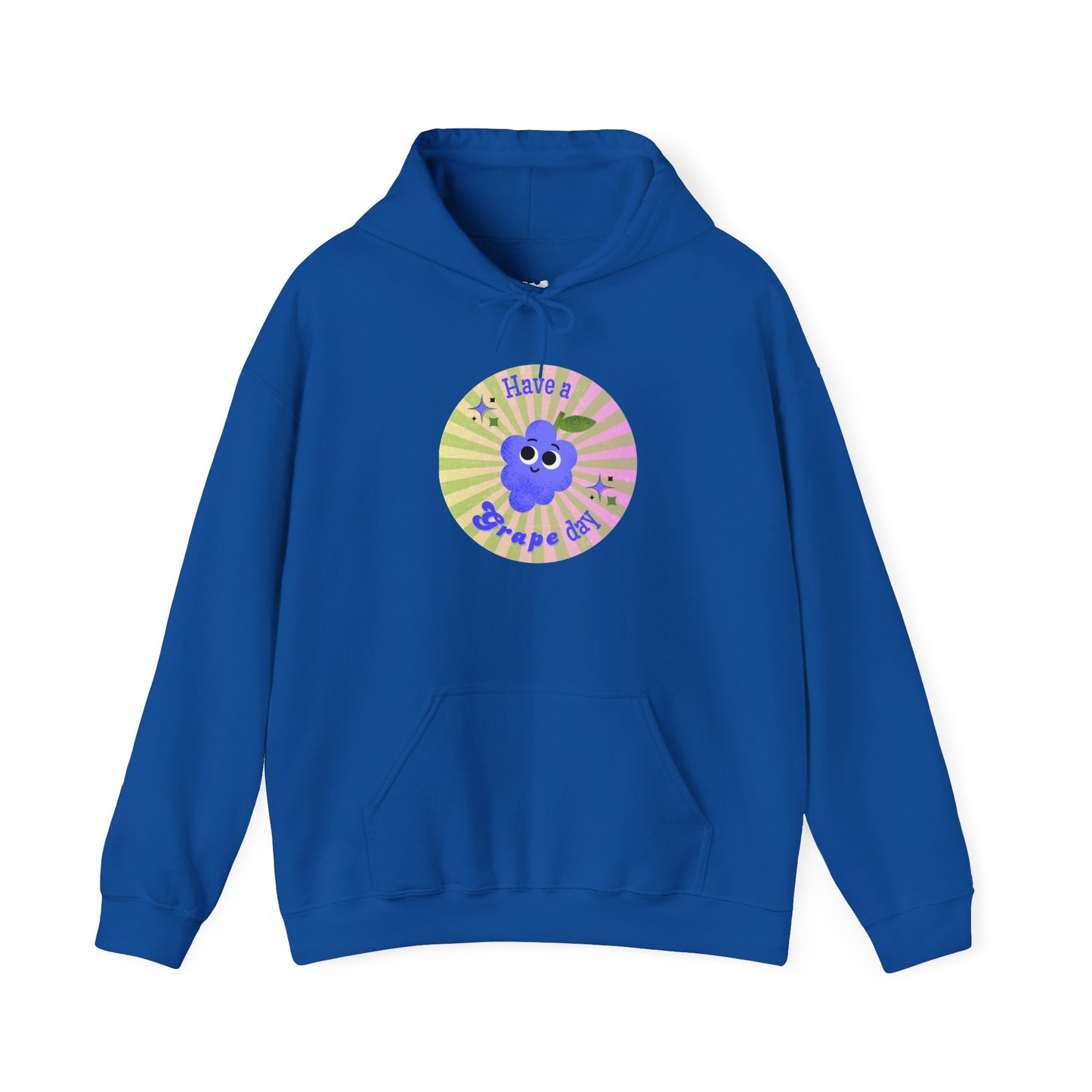 Cheerful Graphic Hoodie, Fun Casual Wear, Gift for Friends, Birthday, Cozy Apparel, Everyday Comfort