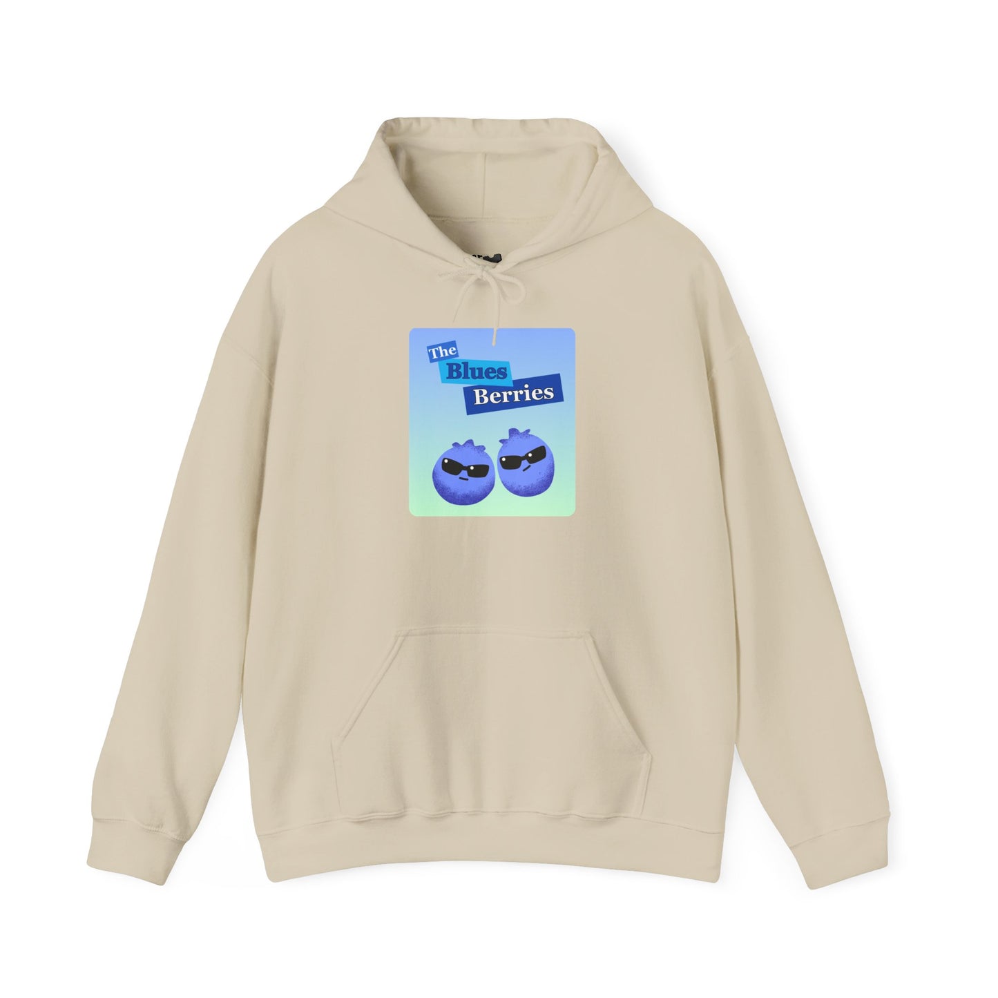 Blues Brothers Pun Hoodie - Cozy Unisex Pullover, Gift for Fruit Lovers, Casual Wear, Spring Fashion, Foodie Apparel