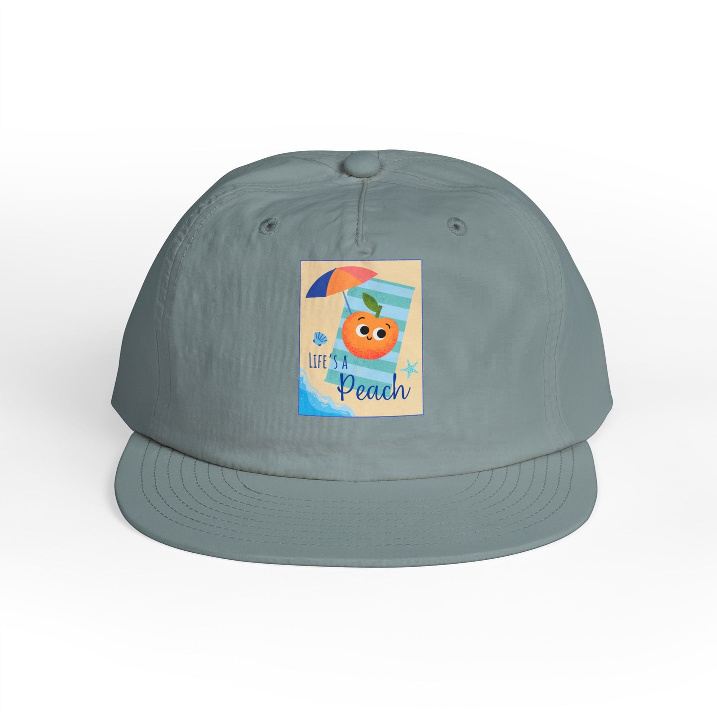 Life's a Beach Pun Surf Cap - Fun Beach Hat, Summer Accessory, Gift for Surfers, Cute Vacation Cap, Beach-Themed Apparel