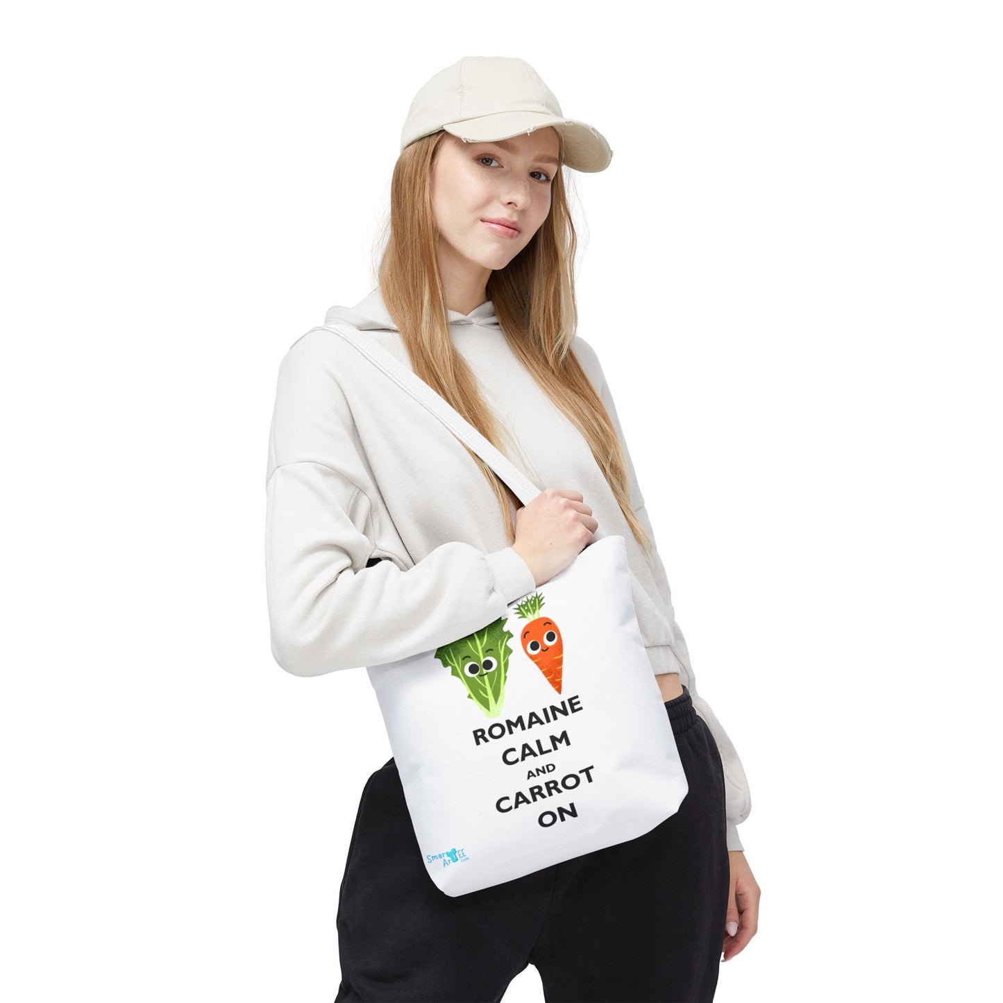 Romaine Calm Tote Bag, Funny Tote for Garden Lovers, Eco-Friendly Shopper, Gift for Veggie Enthusiasts, Grocery Bag, Quirky Farm Bag