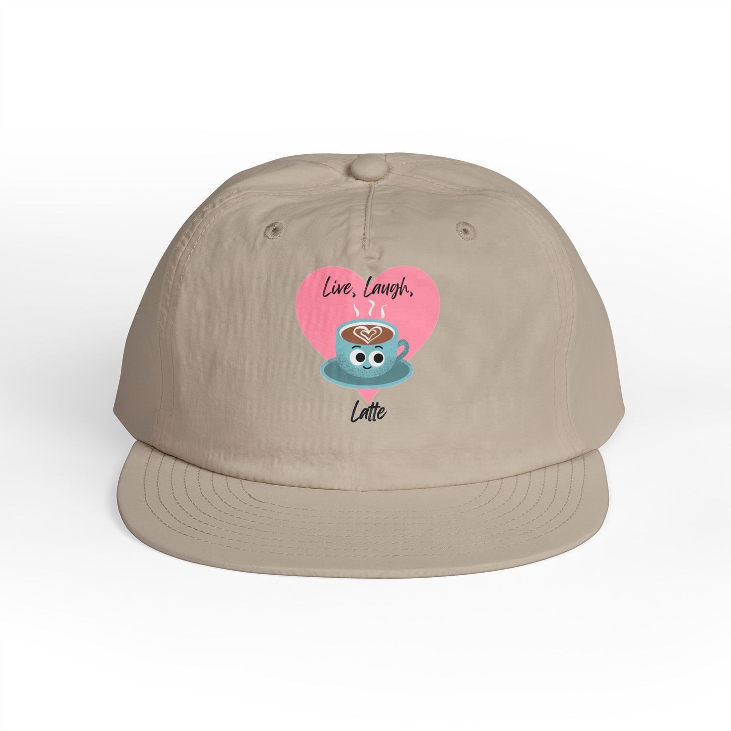 Playful Surf Cap - Live Laugh Love, Summer Vibes, Casual Weekend Accessory, Fun Beach Hat, Gift for Surf Lovers