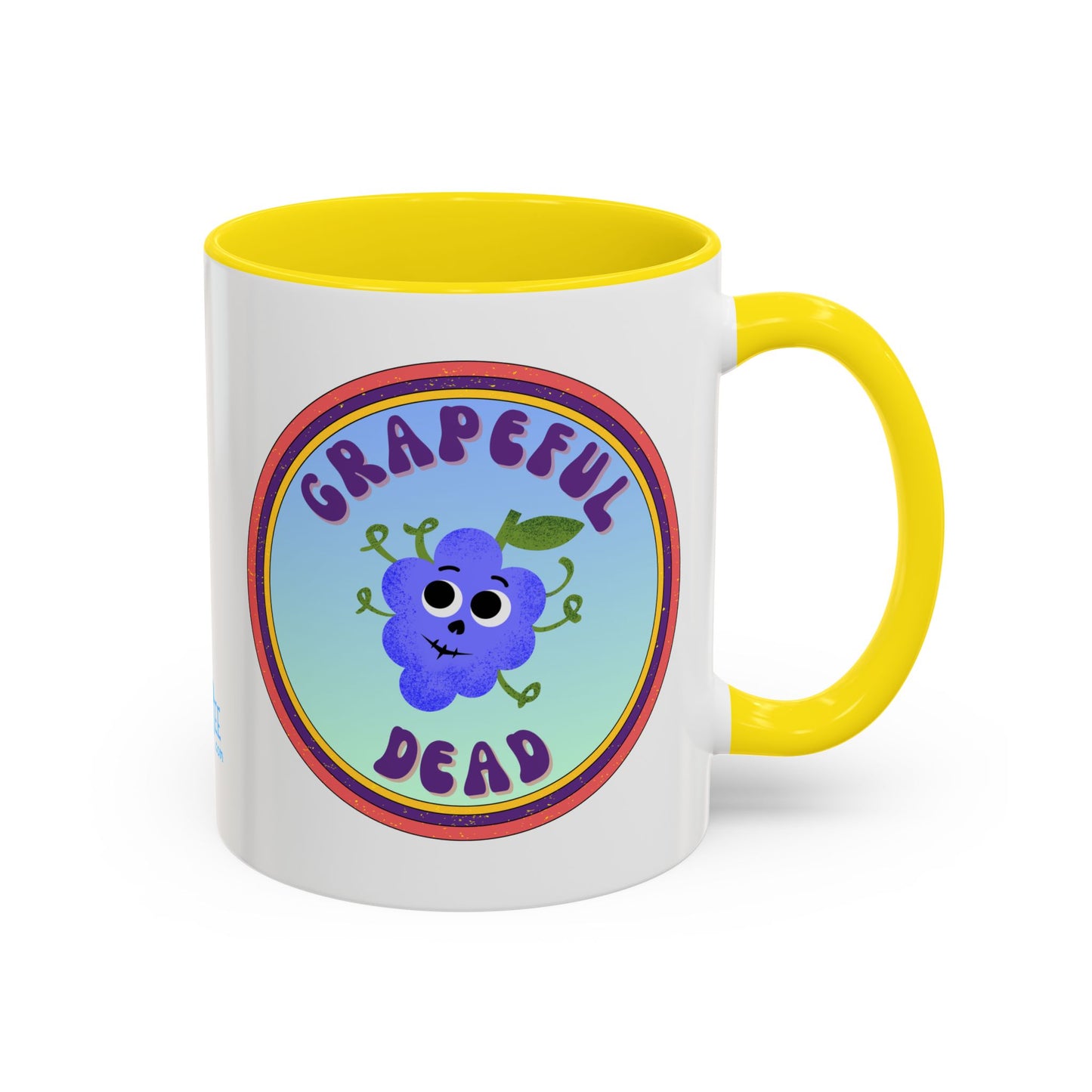 Grateful Dead Inspired Accent Coffee Mug, Fun Gift for Music Lovers, Unique Home Decor, Vibrant Coffee Mug, Collectible Gift for Occasions