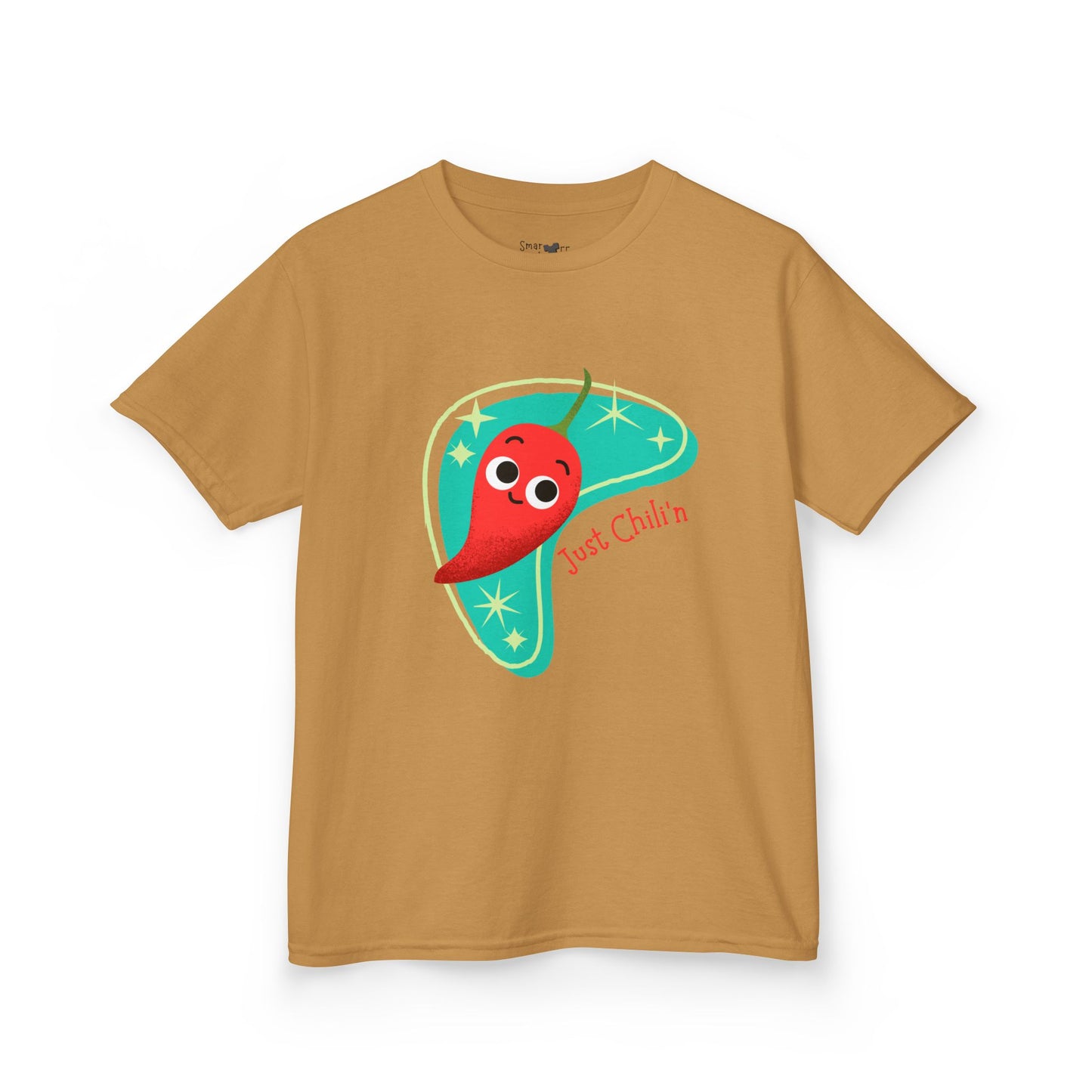Chill'n Kids Tee - Just Chili'n Pepper Pun Gift for Kids, Summer Outfit, Cute Designer Tee, Everyday Wear, Playtime Shirt