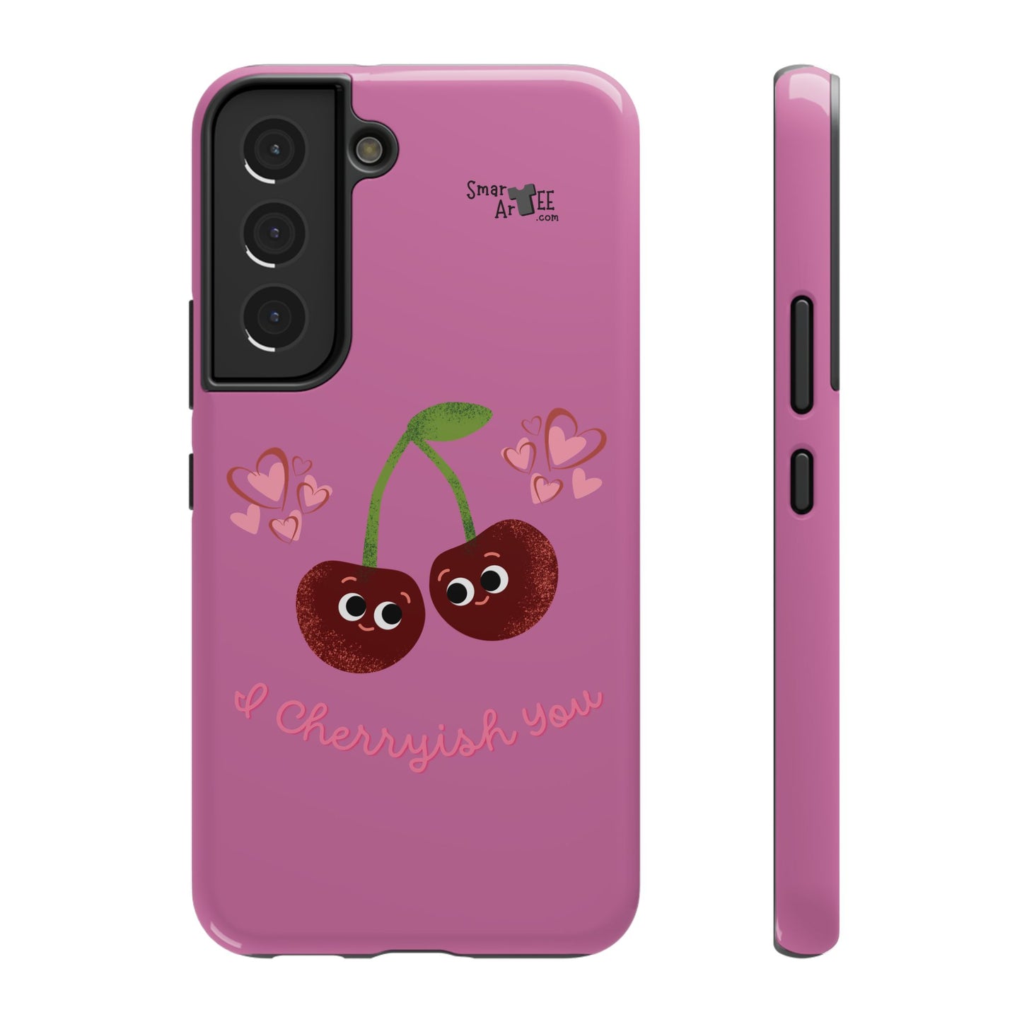 Cute Cherry Impact-Resistant Phone Case, Cherry Phone Cover, Valentine's Gift, Cute Phone Accessories, Sweetheart Case, I Cherryish You