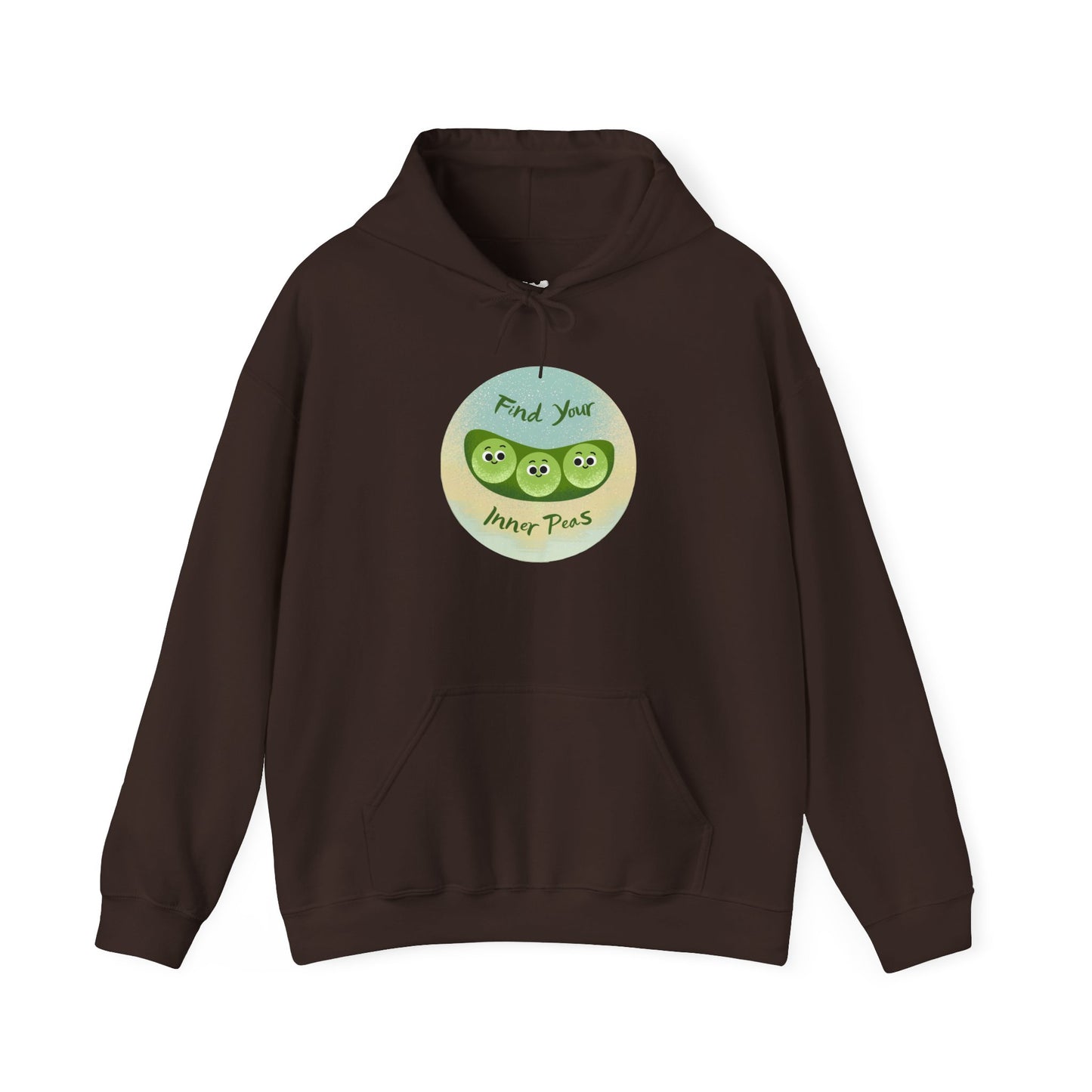 Find Your Inner Peas Hoodie | Comfy Apparel, Gift for Fun Lovers, Casual Wear, Motivational Hoodie