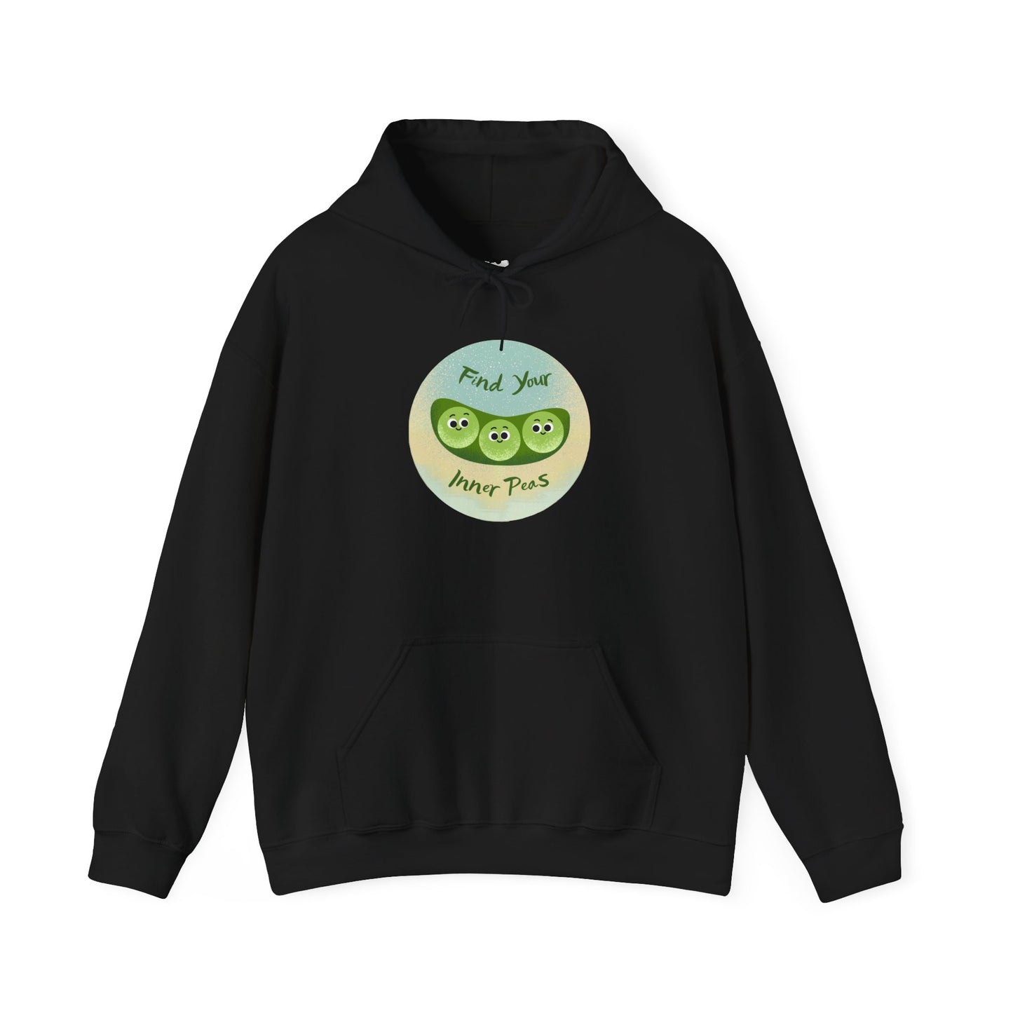 Find Your Inner Peas Hoodie | Comfy Apparel, Gift for Fun Lovers, Casual Wear, Motivational Hoodie