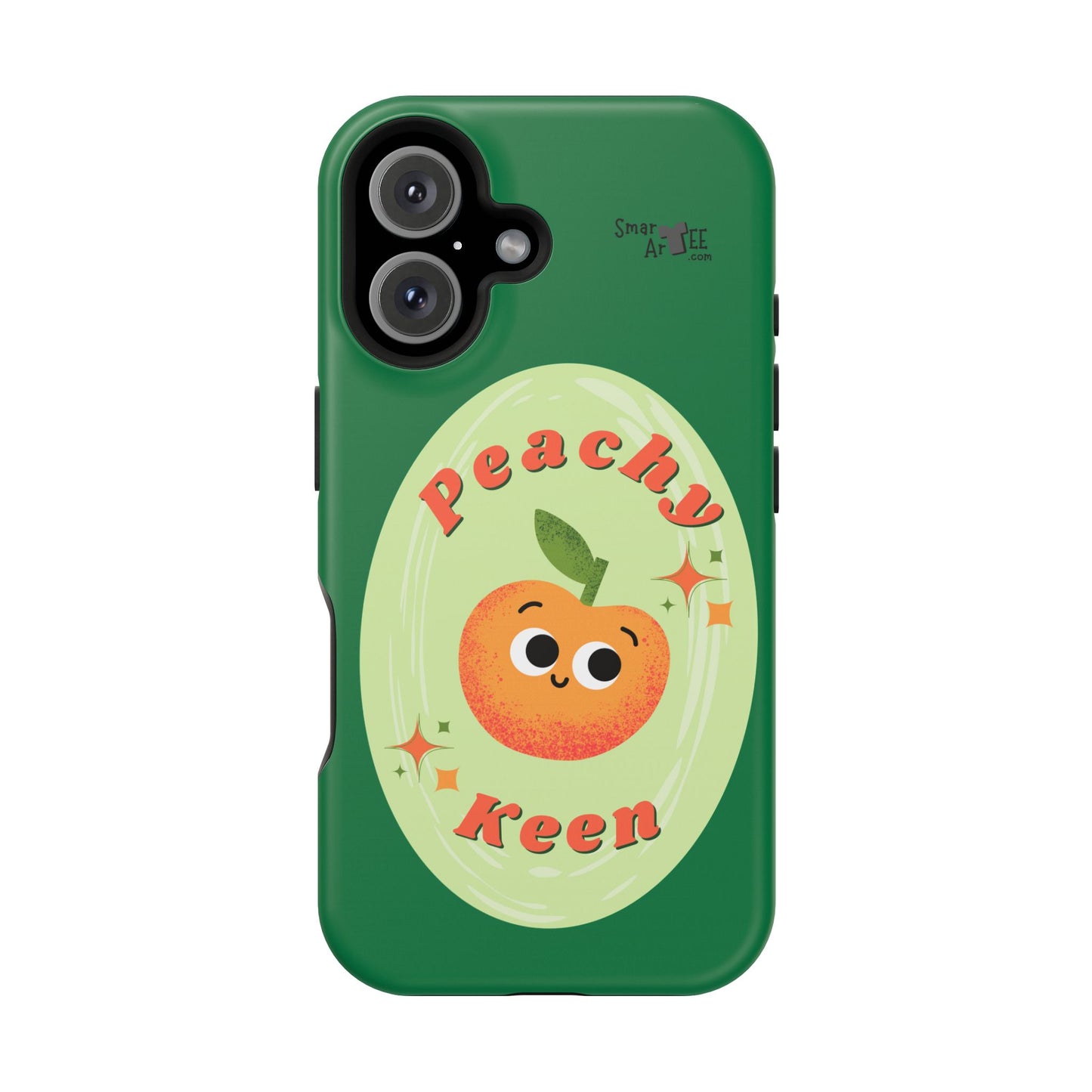 Peachy Keen Phone Case, Cute Impact-Resistant Case, Fun Smartphone Cover, Gift for Fruit Lovers, Customizable Phone Accessory