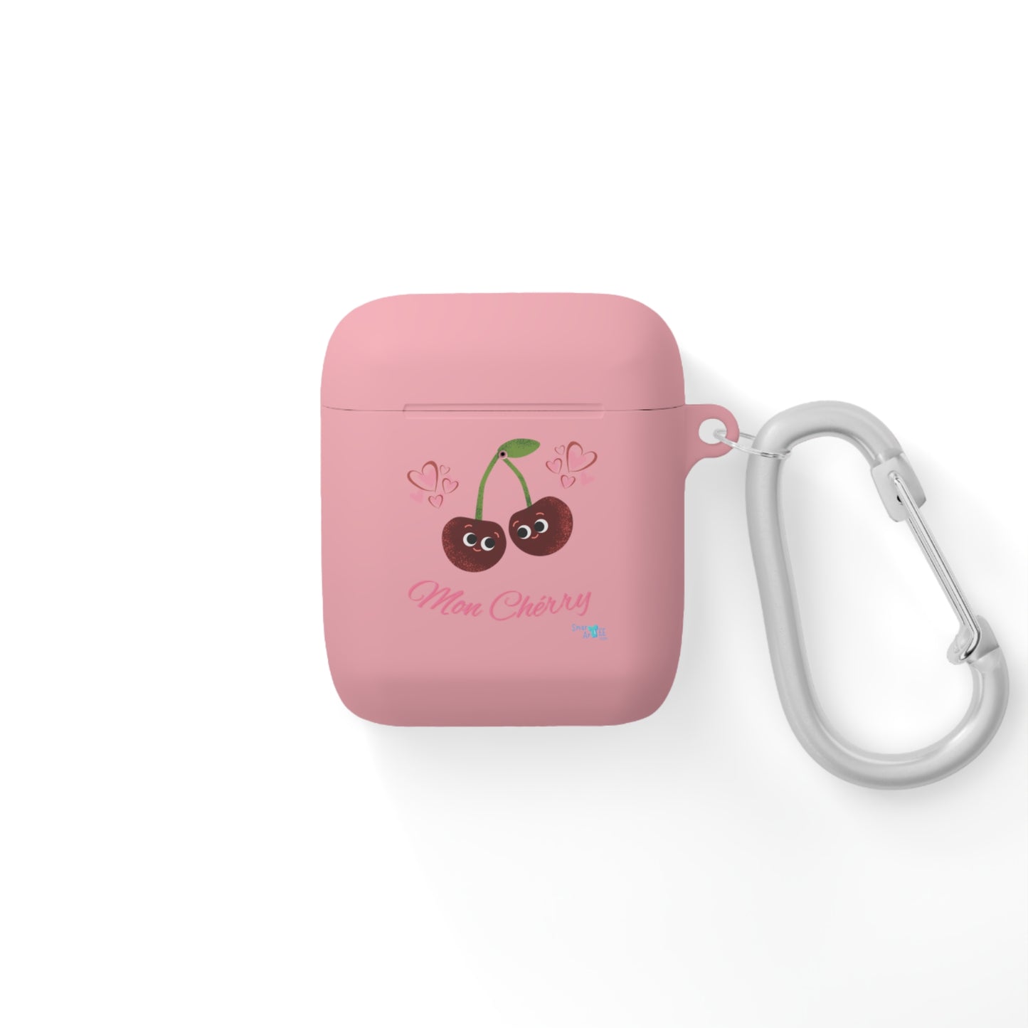 Cute Cherry AirPods Case Cover, Cherry Print Accessory, Gift for Audiophiles, Fun Tech Accessories, Birthday Gift