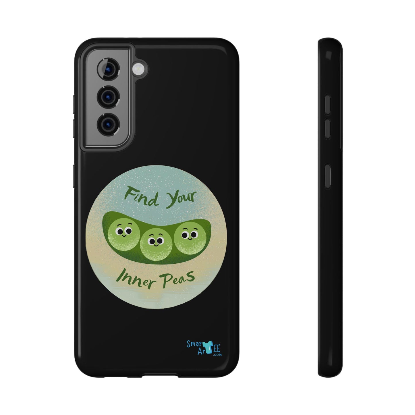 Find Your Inner Peas Phone Case | Impact-Resistant, Cute Phone Cover for Veggie Lovers, Gift for Friends, Fun Phone Accessories