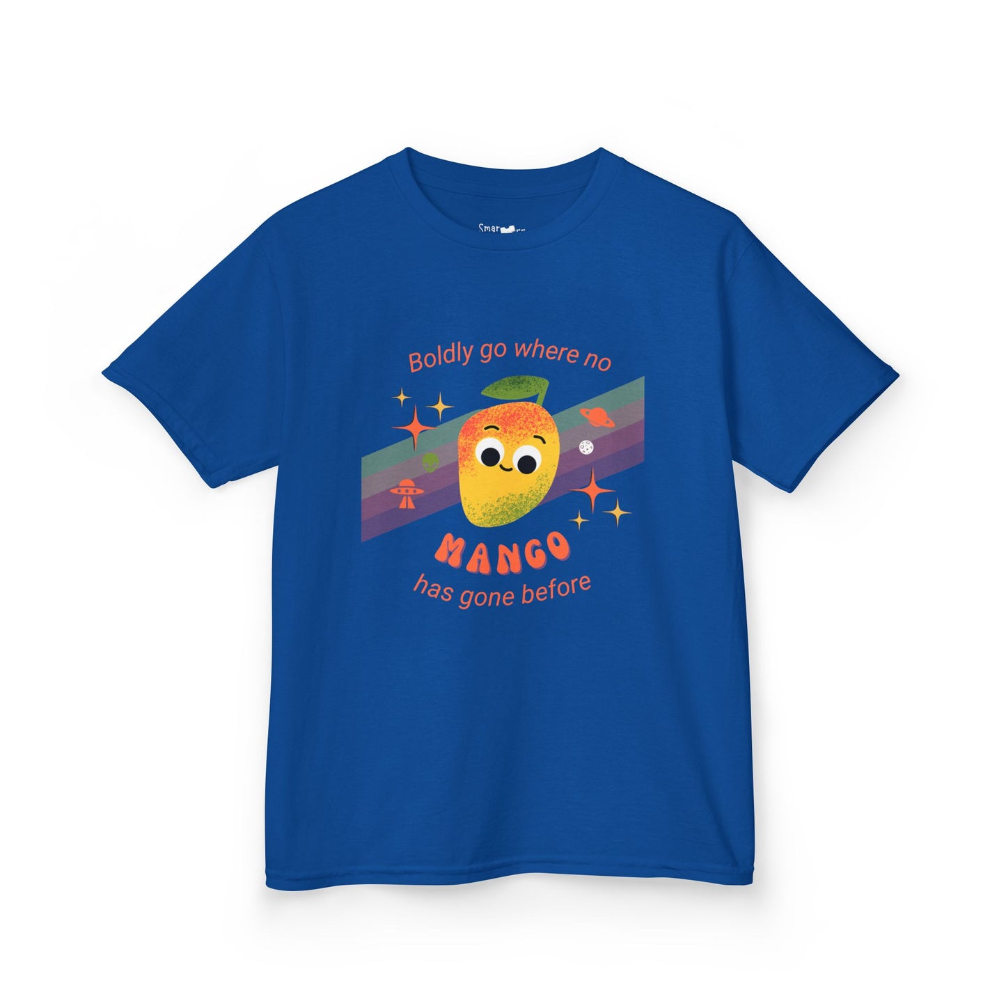 Mango Adventure Kids Tee, Fun Summer Shirt, Cute Gift for Kids, Playful Cotton Tee, Birthday Gift Idea