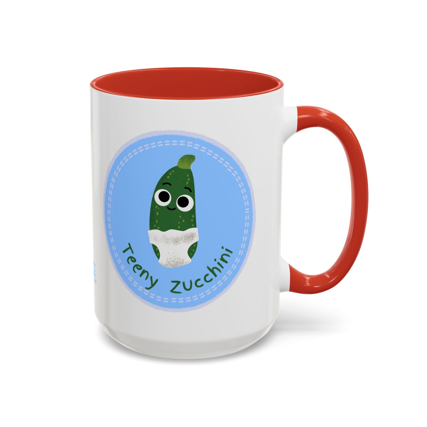 Cute Teeny Zucchini Coffee Mug – Fun Gift for Gardeners, Veggie Lovers, Kitchen Decor, Home Office, Birthday