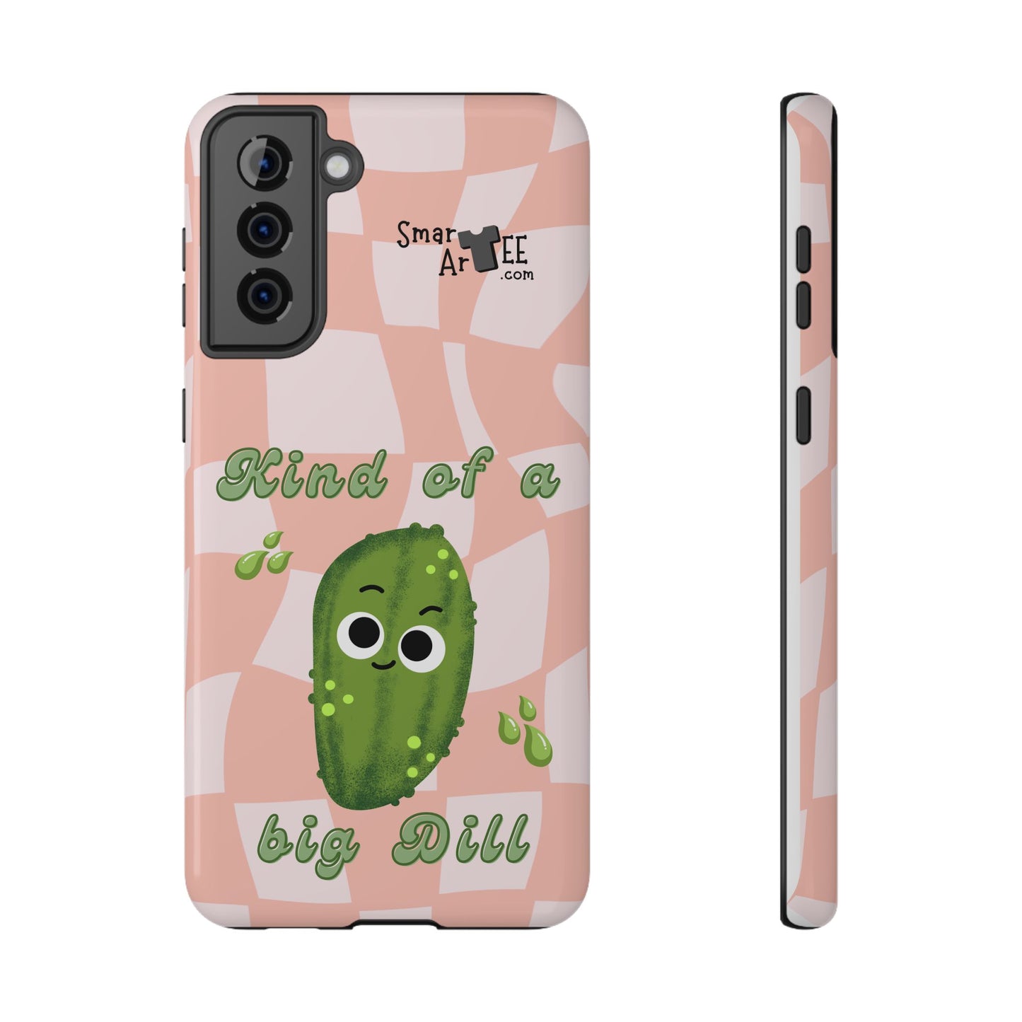 Cute Cucumber Phone Case, Funny Phone Case, Gift for Vegetable Lovers, Quirky Mobile Accessories, Summer Vibes, Kind of a Big Dill