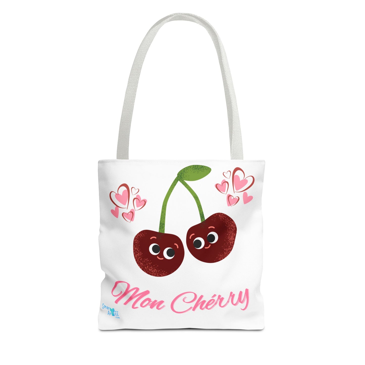 Cute Cherry Love Tote Bag - Perfect for Valentine's Day, Everyday Use, Grocery Shopping, Beach Outings, Fun Accessories
