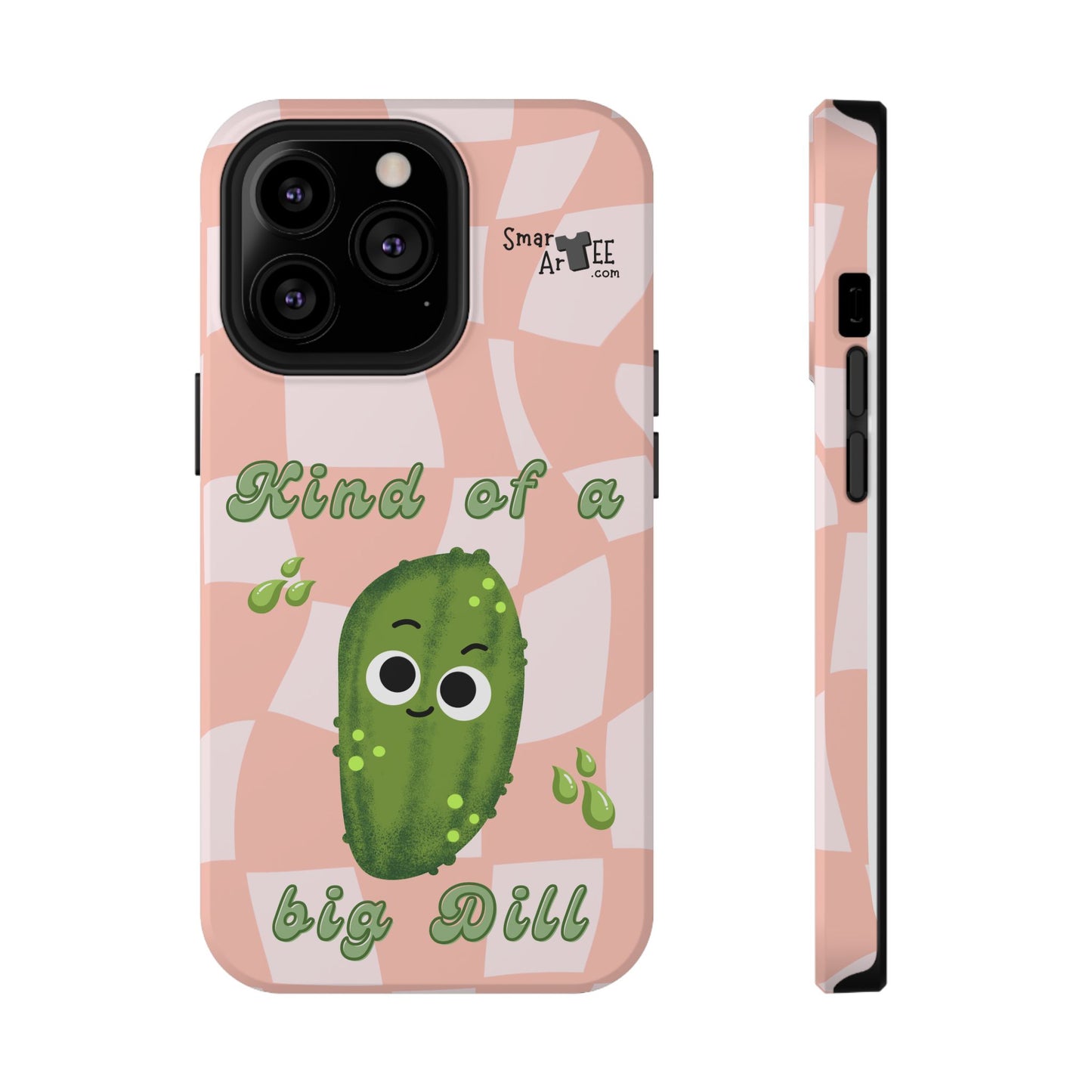 Cute Cucumber Phone Case, Funny Phone Case, Gift for Vegetable Lovers, Quirky Mobile Accessories, Summer Vibes, Kind of a Big Dill