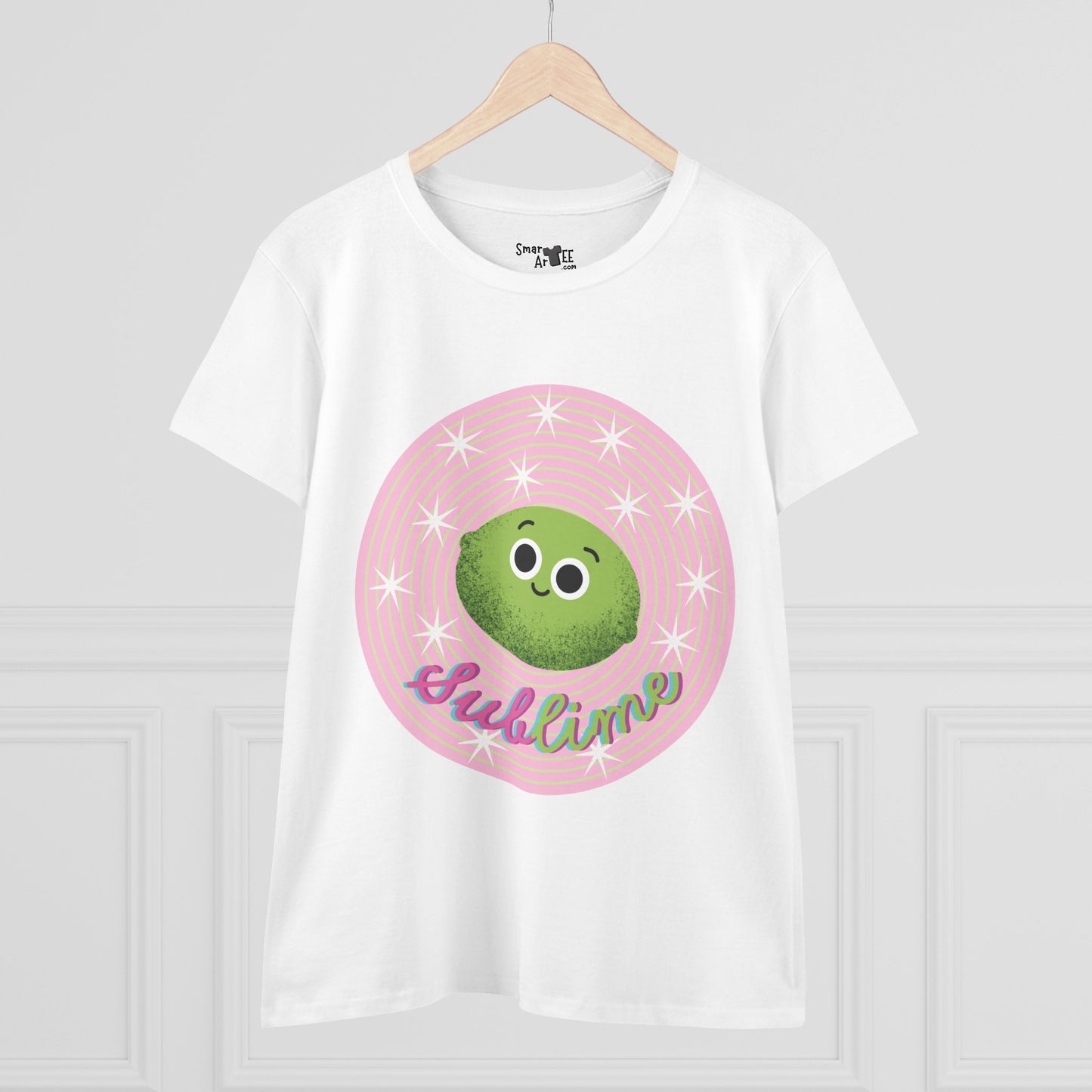 Sublime Women's Midweight Cotton Tee, Funny Fruit Pun T-Shirt, Girls Clothing, Gift Idea