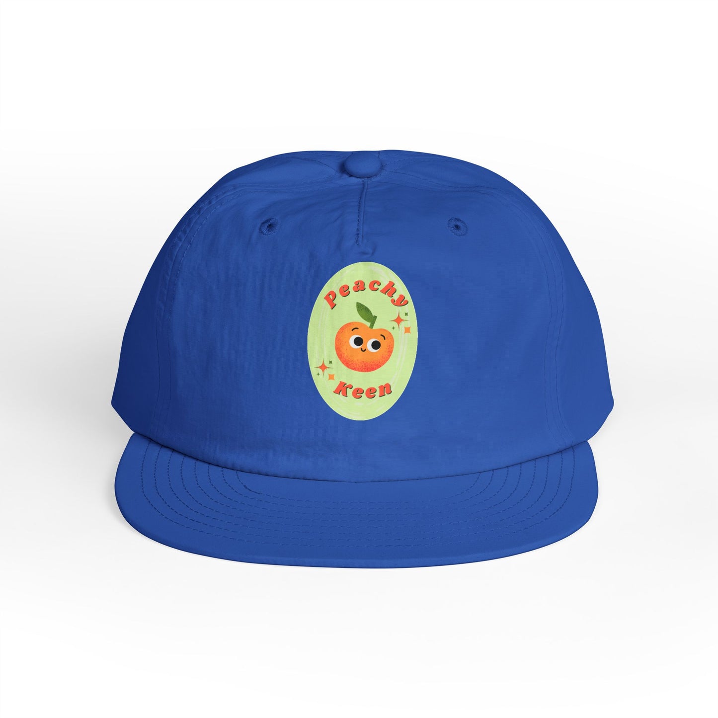 Cute Peach Pun Surf Cap, Trendy Beach Ready Hat, Casual Outdoor Accessory, Autumn Vibes, Trendy Gift