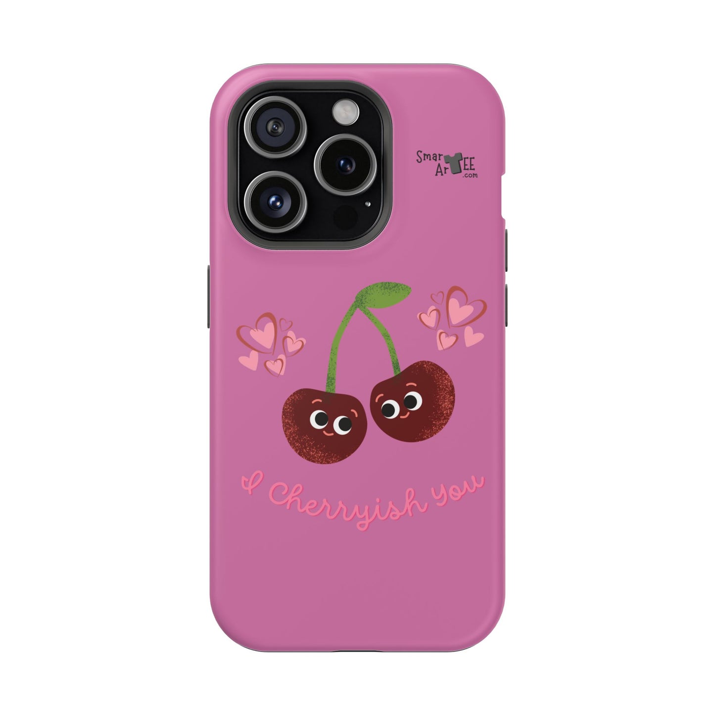 Cute Cherry Impact-Resistant Phone Case, Cherry Phone Cover, Valentine's Gift, Cute Phone Accessories, Sweetheart Case, I Cherryish You