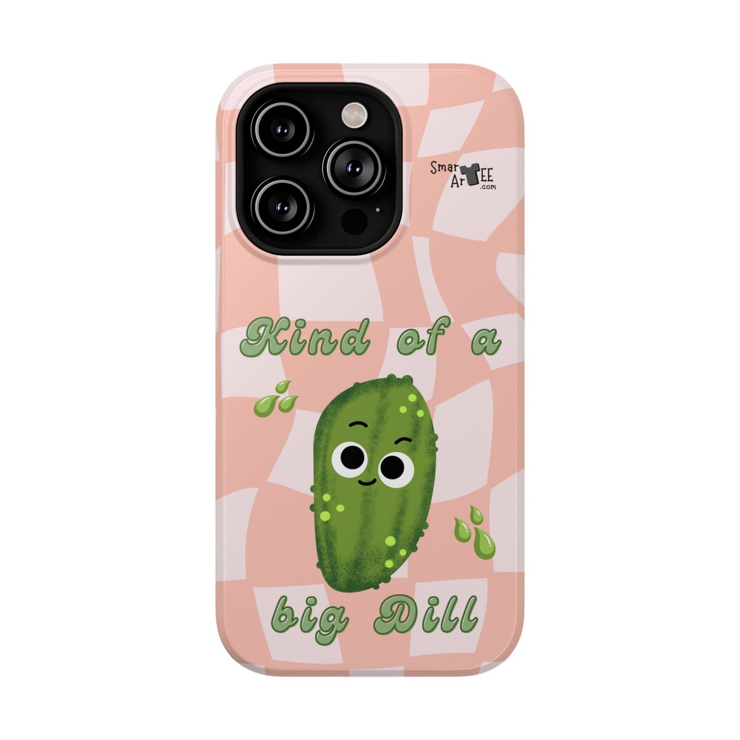Cute Cucumber Phone Case, Funny Phone Case, Gift for Vegetable Lovers, Quirky Mobile Accessories, Summer Vibes, Kind of a Big Dill