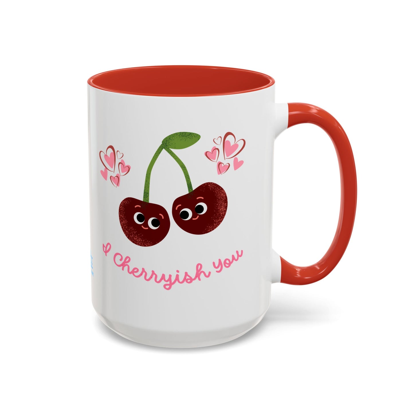 Cute Cherryish Coffee Mug, Cherry Mug, Love Mug, Valentine's Day Gift, Friendship Gift, Cute Coffee Lover's Gift