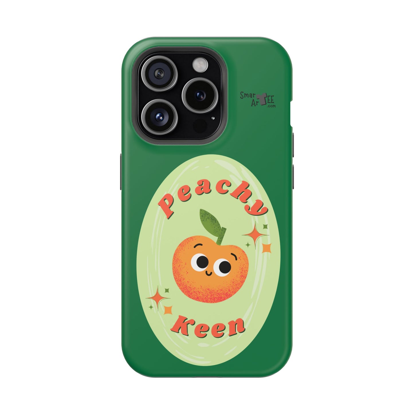 Peachy Keen Phone Case, Cute Impact-Resistant Case, Fun Smartphone Cover, Gift for Fruit Lovers, Customizable Phone Accessory