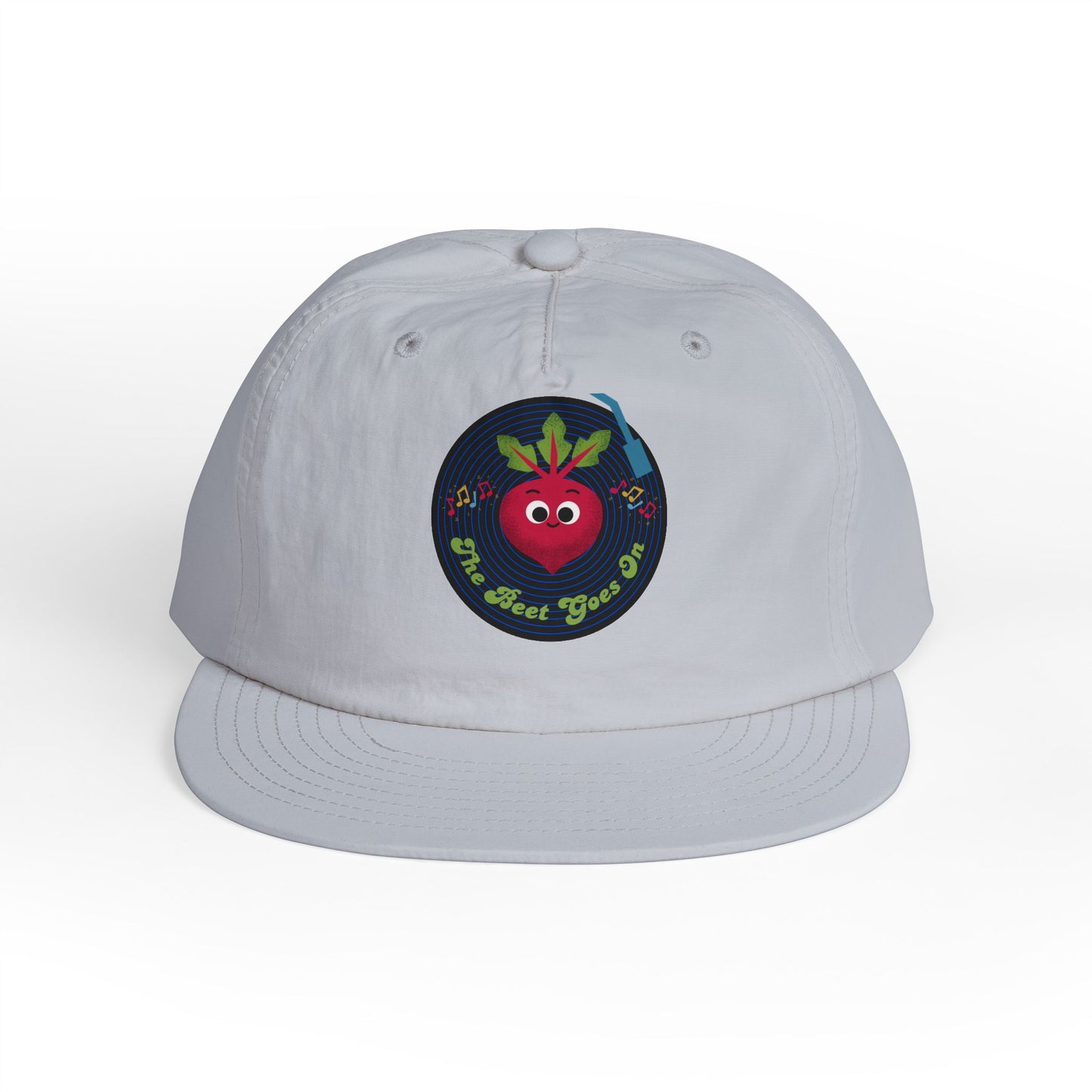 Surf Cap with Fun The Beet Goes On Pun Design, Cool Beach Hat, Perfect for Surfing, Gifts for Beach Lovers, Summer Accessories