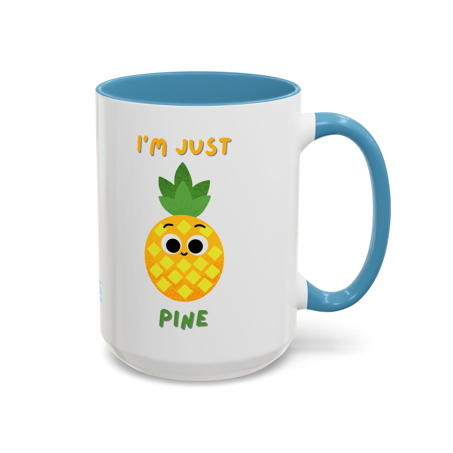 Cute Pineapple Accent Coffee Mug for Tropical Vibes, Gift for Fruit Lovers, Funny Mug, Kitchen Decor, Summer Beverage