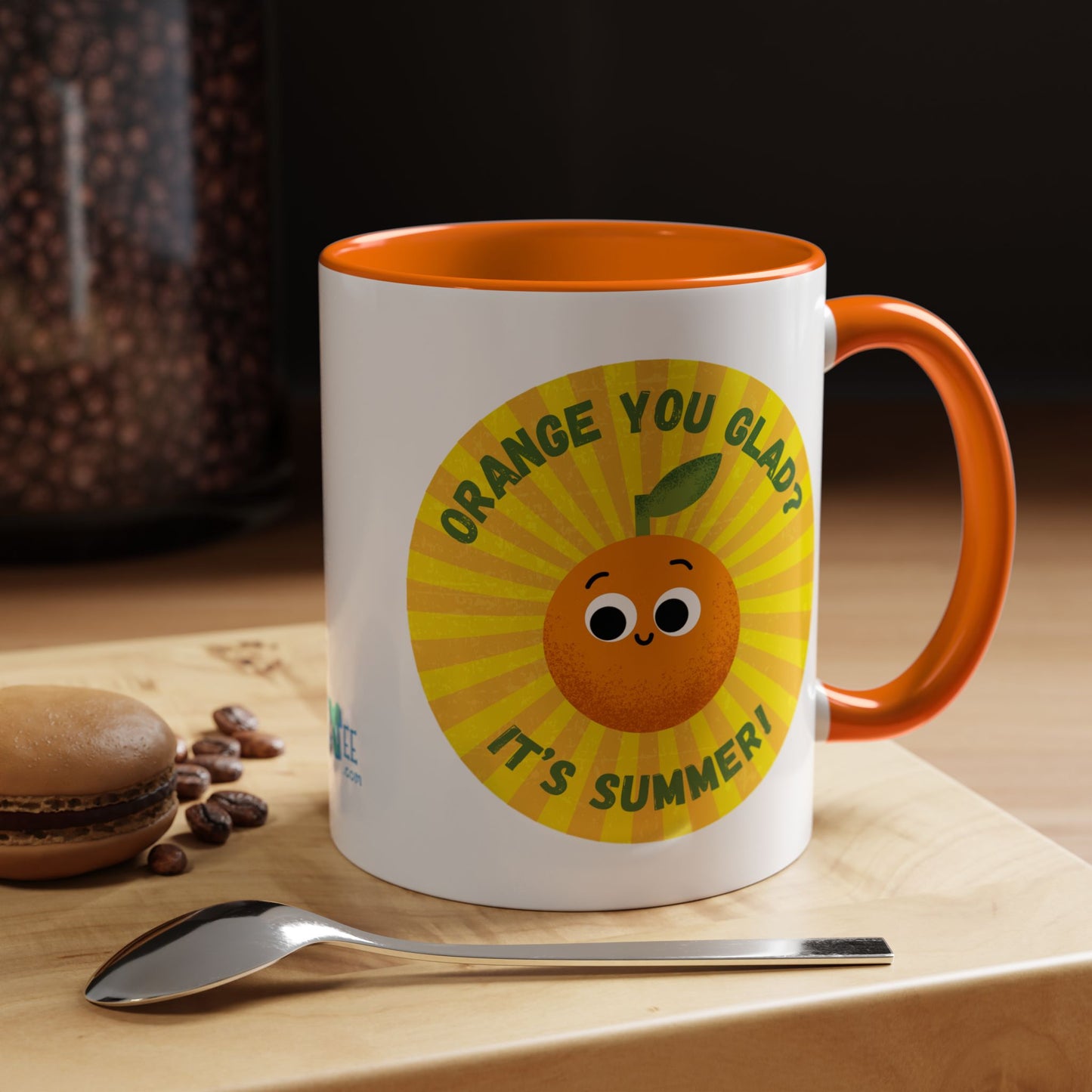 Sunny Citrus Coffee Mug - Perfect for Summer! | Fun Gift for Coffee Lovers, Kitchen Decor, Orange Enthusiasts