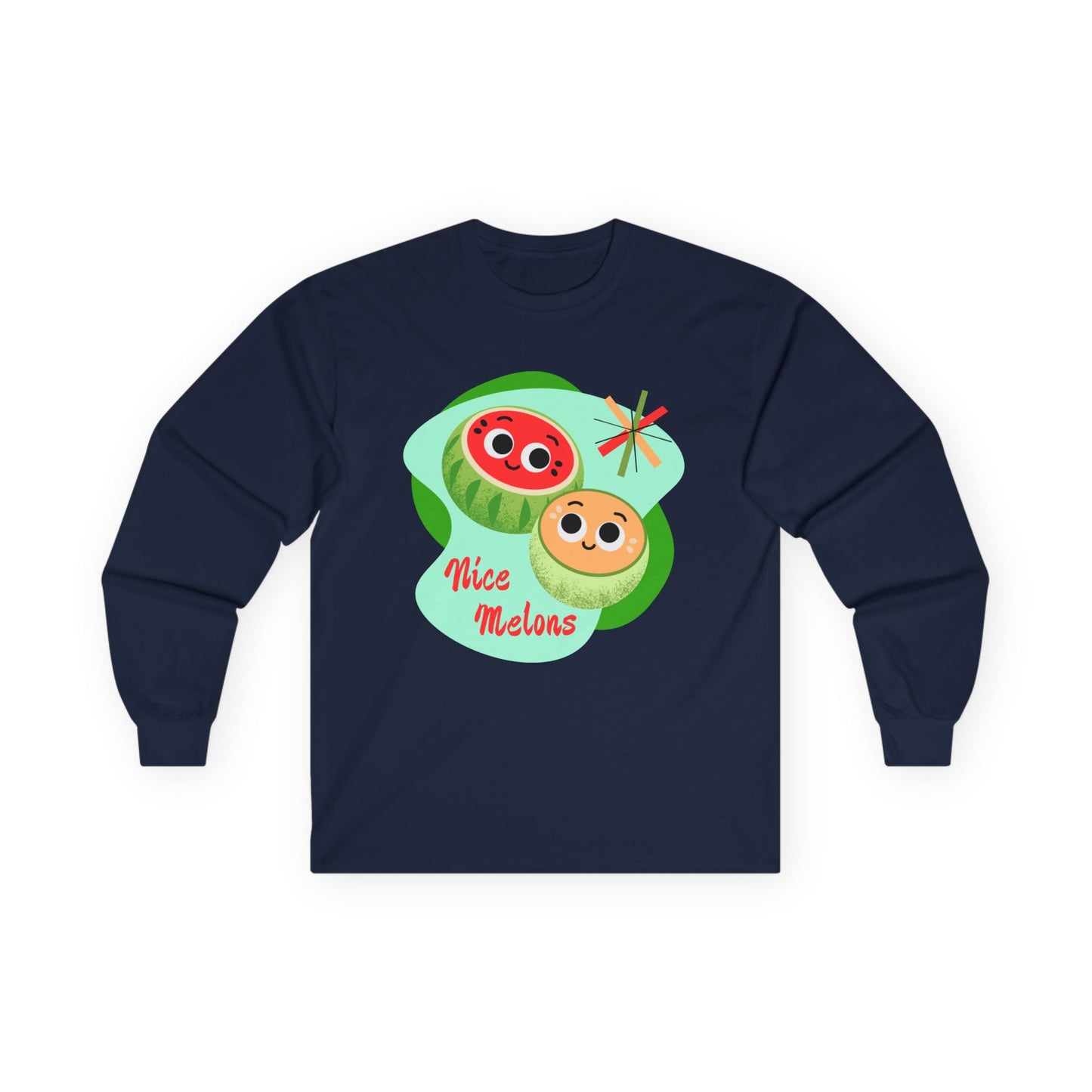 Cute Fruit Long Sleeve Tees, Funny Gift, Summer Vibes, Gift for Foodies, Cute Pun Shirt, Comfort Wear