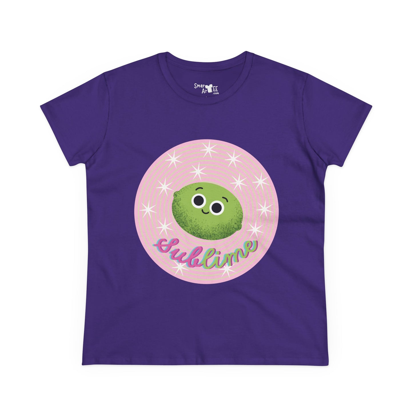 Sublime Women's Midweight Cotton Tee, Funny Fruit Pun T-Shirt, Girls Clothing, Gift Idea