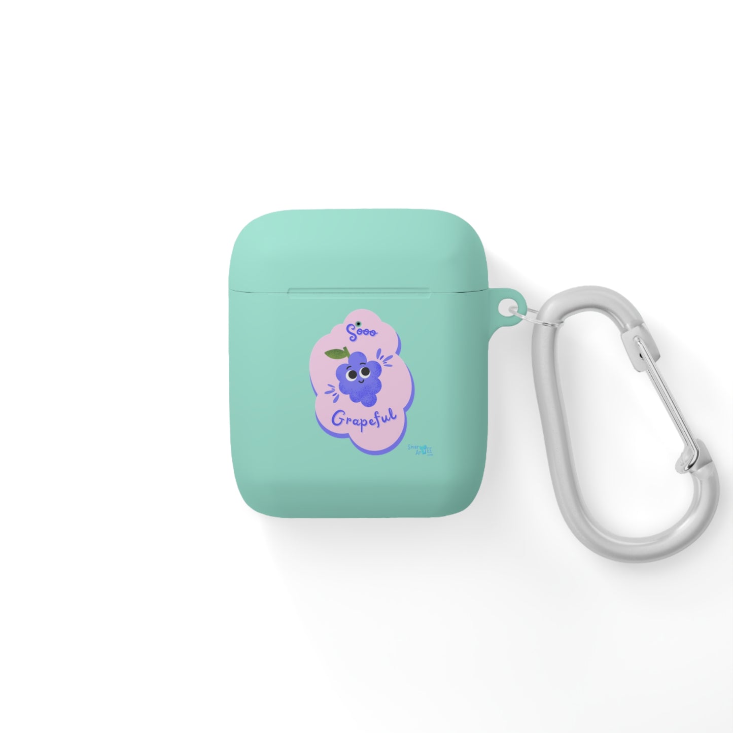 AirPods Case Cover - 'Stay Grapeful' Design, Cute Accessory for AirPods, Perfect Gift for Friends, Unique AirPods Cover, Fun Tech