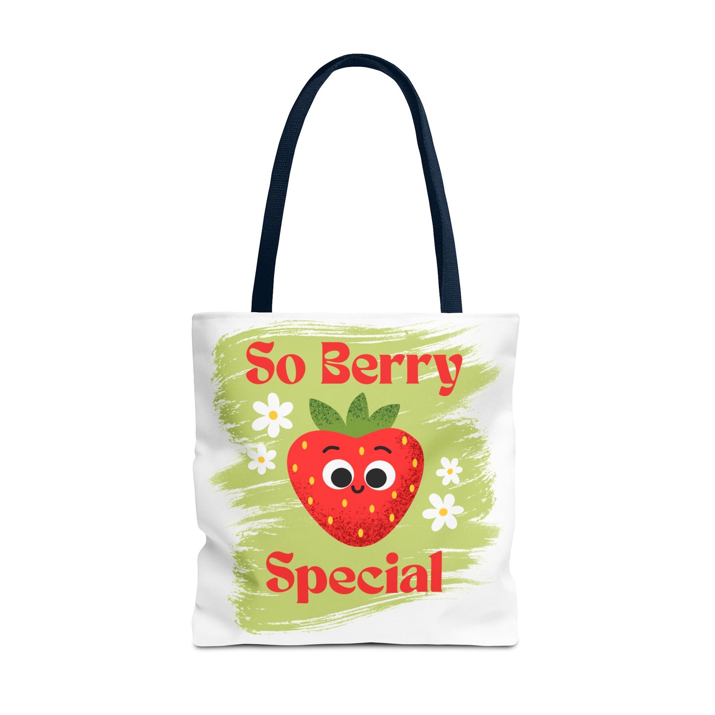 Cute Strawberry Tote Bag - So Berry Special, Tote, Eco-Friendly Bag, Shopper Bag, Beach Bag, Gift for Her