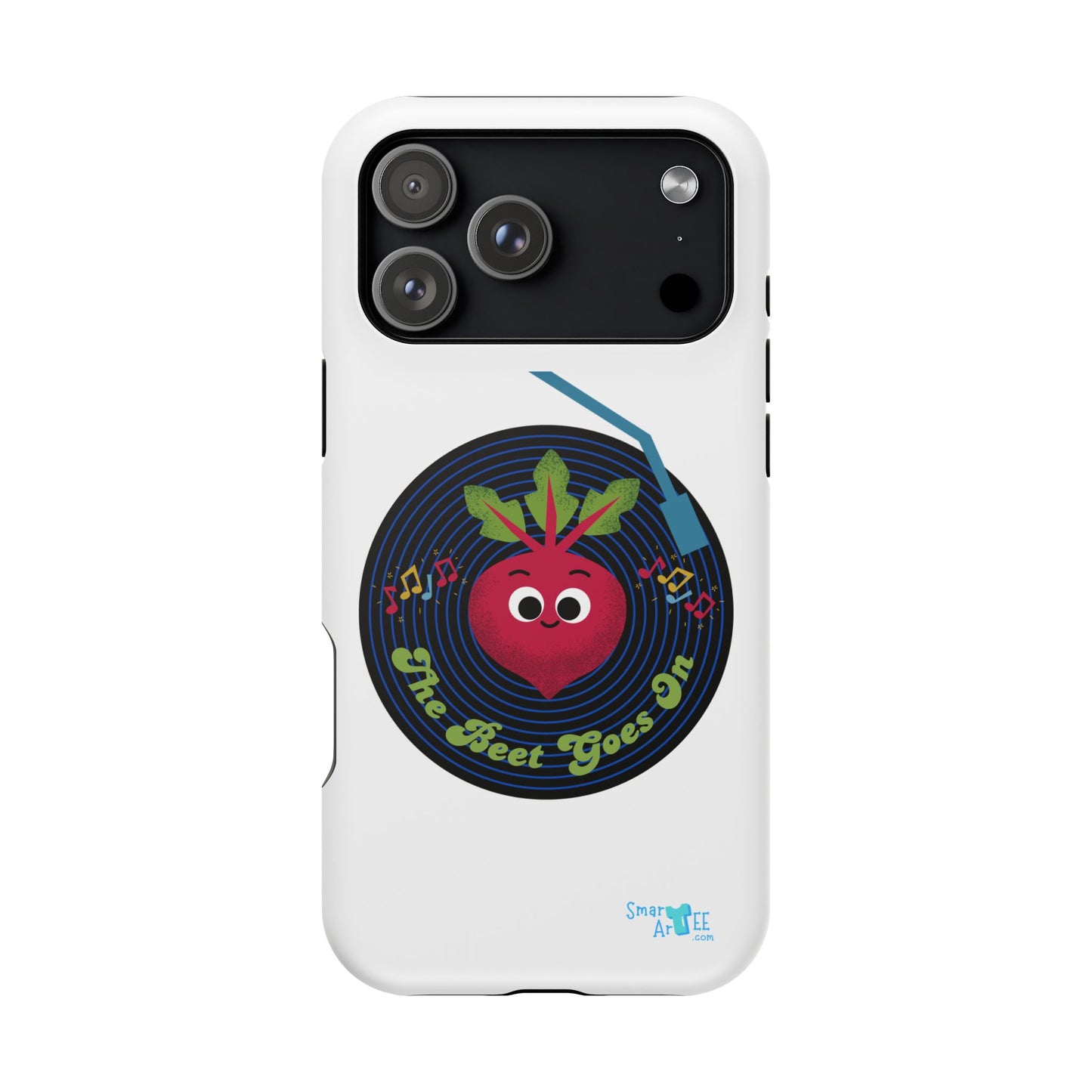 Fun Impact-Resistant Phone Cases - Unique Phone Accessories, Beet Pun Themed, Holiday Present