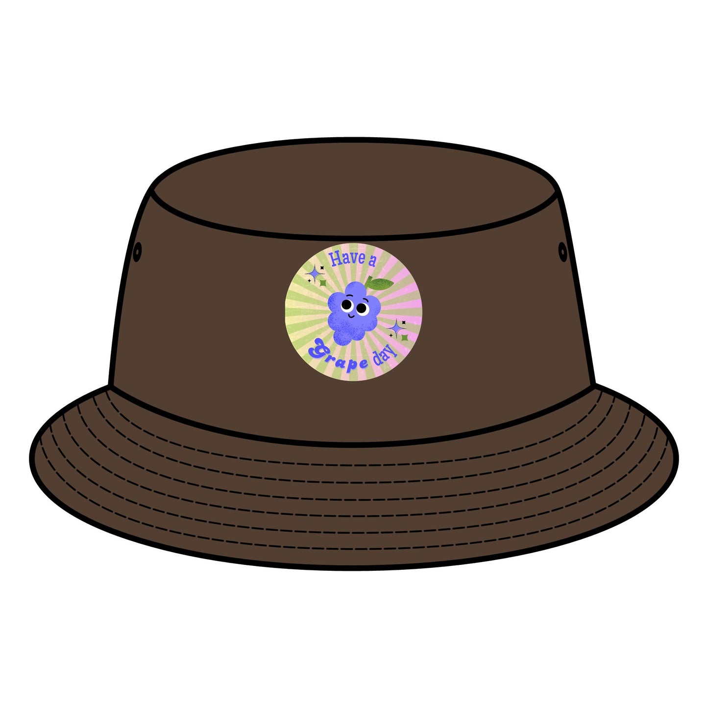 Cute Great Day Pun Bucket Hat, Sun Protection Hats, Summer Accessory, Outdoor Cap, Fun Gift for Her, Festival Headwear