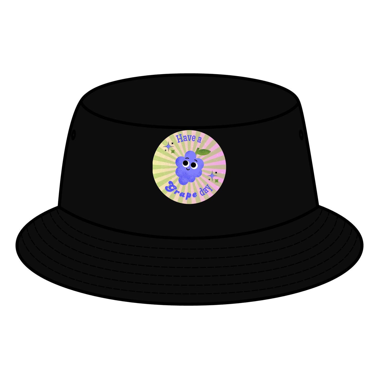 Cute Great Day Pun Bucket Hat, Sun Protection Hats, Summer Accessory, Outdoor Cap, Fun Gift for Her, Festival Headwear