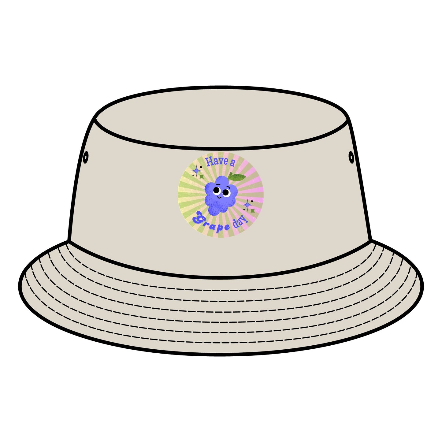 Cute Great Day Pun Bucket Hat, Sun Protection Hats, Summer Accessory, Outdoor Cap, Fun Gift for Her, Festival Headwear