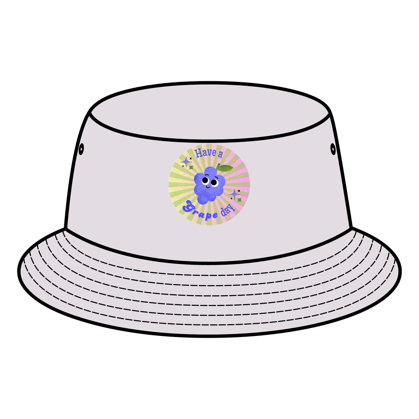 Cute Great Day Pun Bucket Hat, Sun Protection Hats, Summer Accessory, Outdoor Cap, Fun Gift for Her, Festival Headwear
