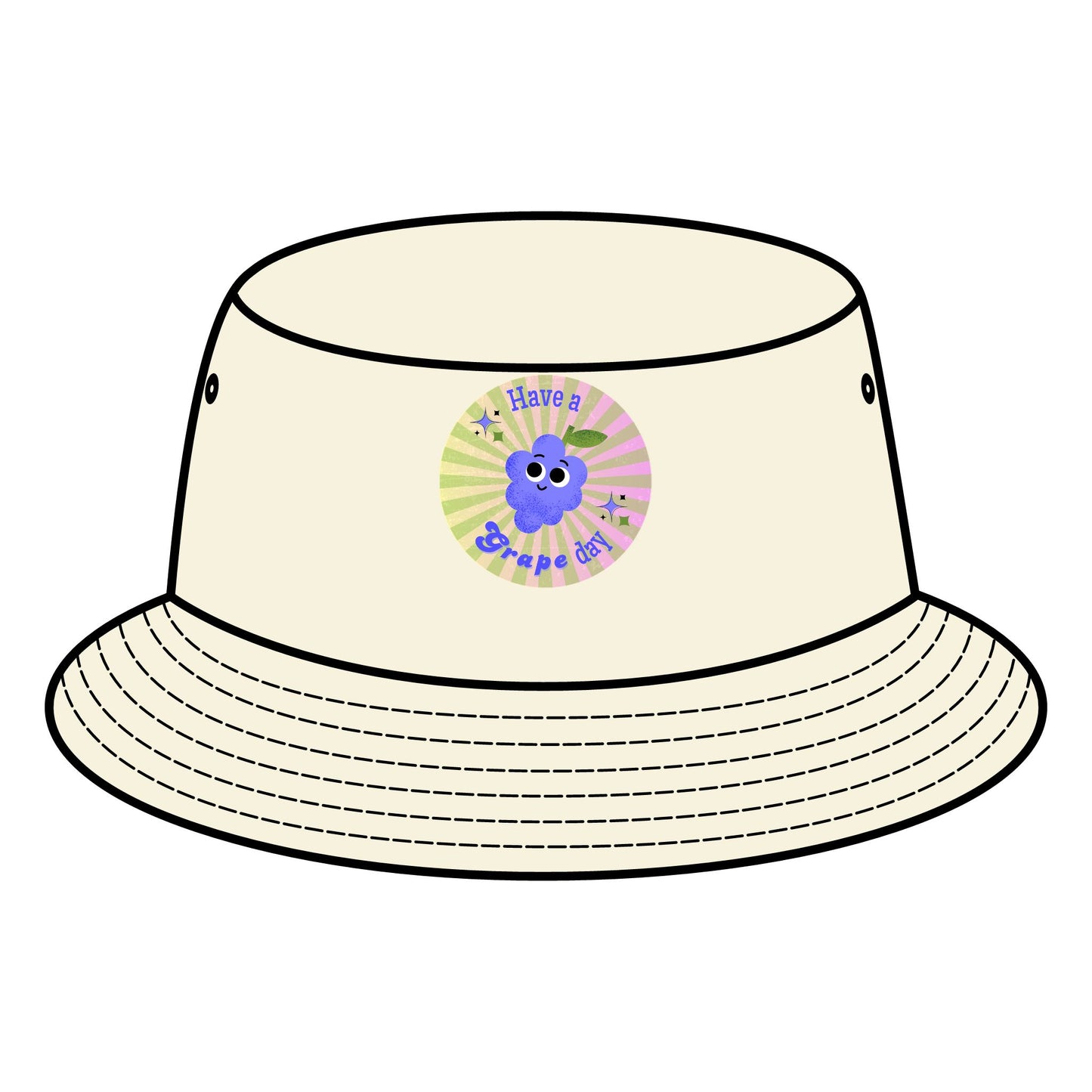 Cute Great Day Pun Bucket Hat, Sun Protection Hats, Summer Accessory, Outdoor Cap, Fun Gift for Her, Festival Headwear