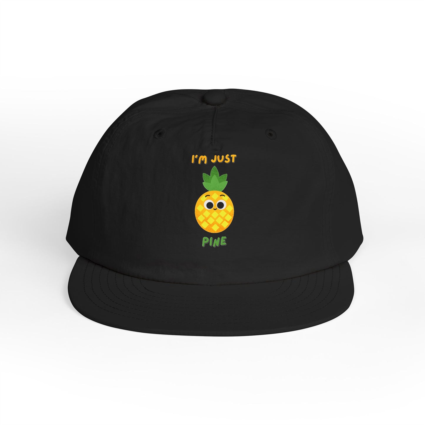 Pineapple Pun Surf Cap - Fun Beachwear, Summer Accessory, Vacation Hat, Gift for Surfers, Casual Style